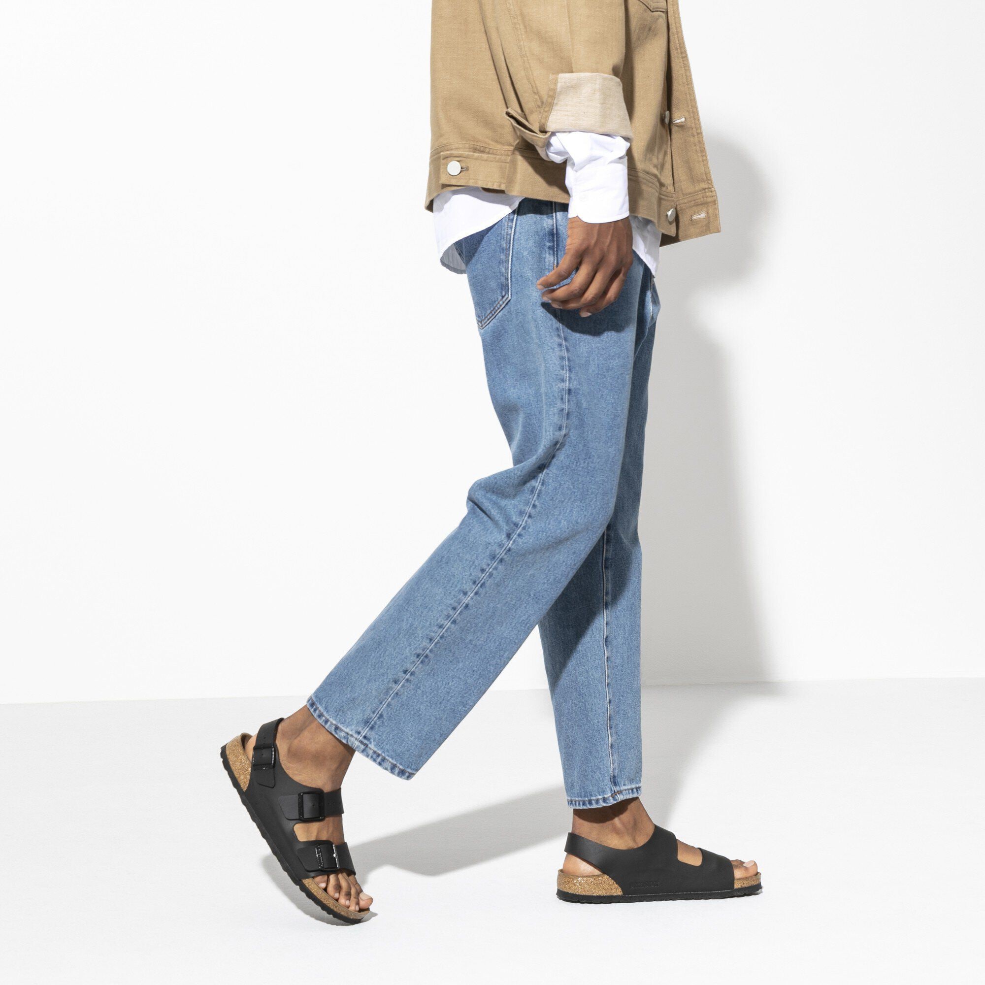 Milano / ミラノ」（ビルコフロー、ブラック）| BIRKENSTOCK（日本）