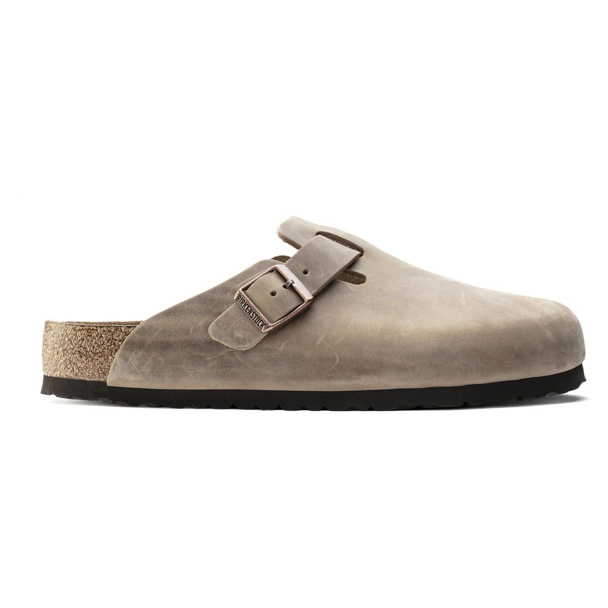 Boston Soft Footbed Natural Leather Oiled - a side view