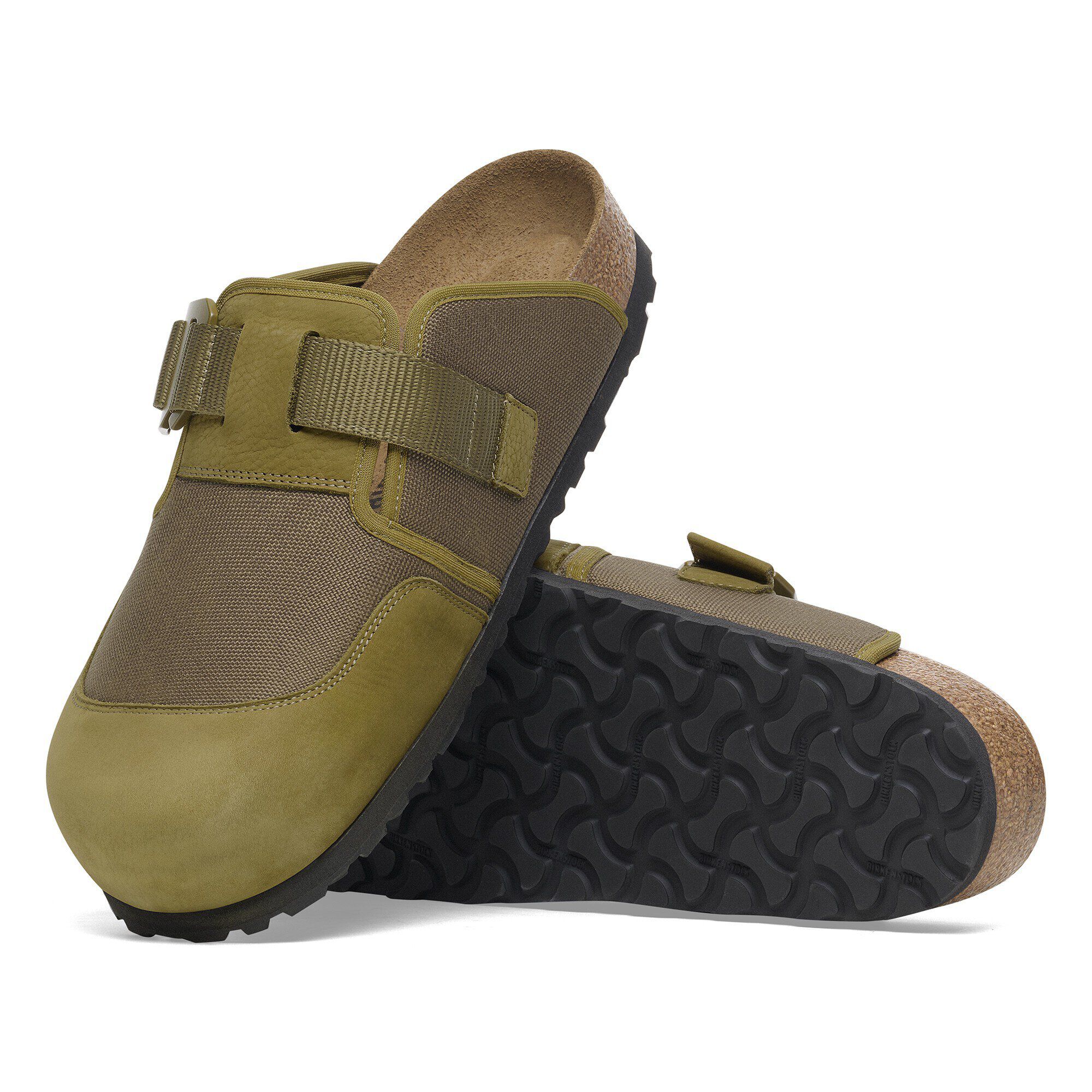 보스턴 노바 Textile/Leather with outer sole details