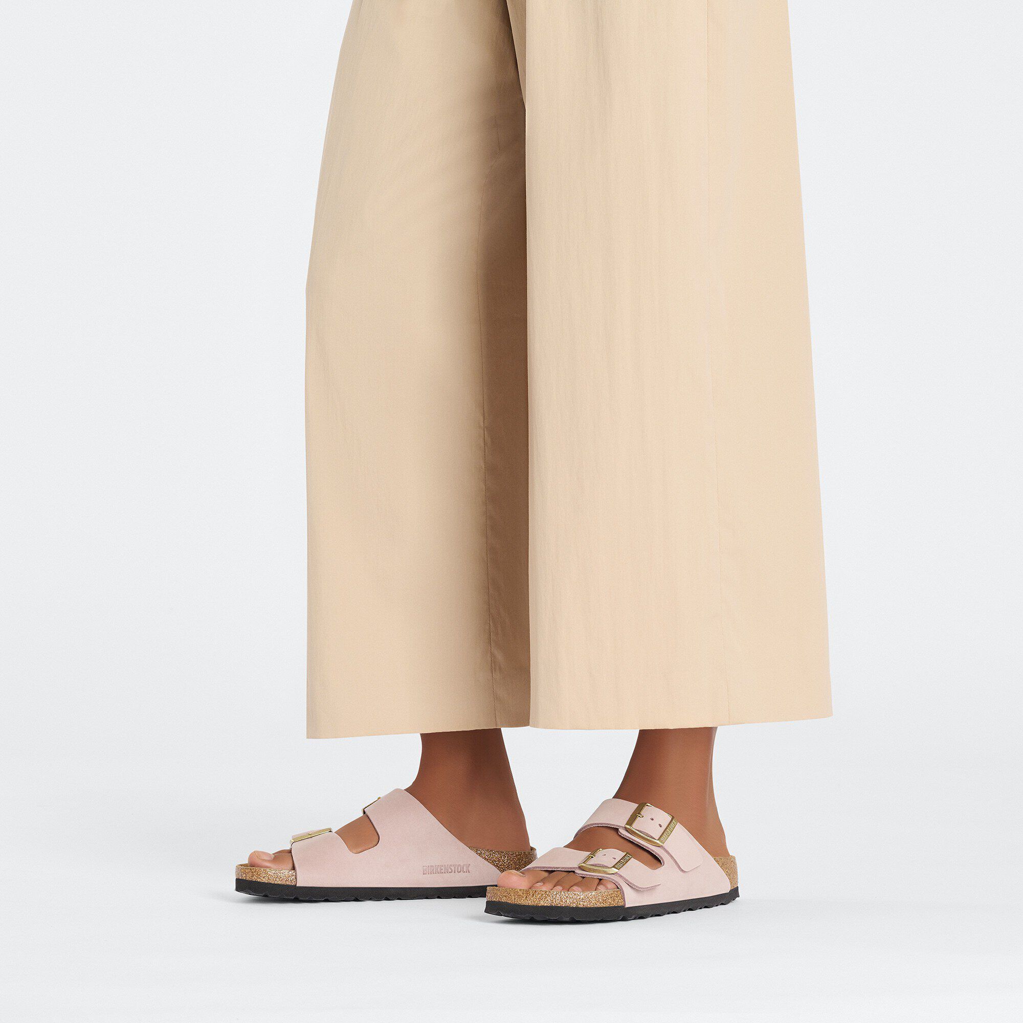 Arizona Soft Footbed Nubuk Leather with a female model