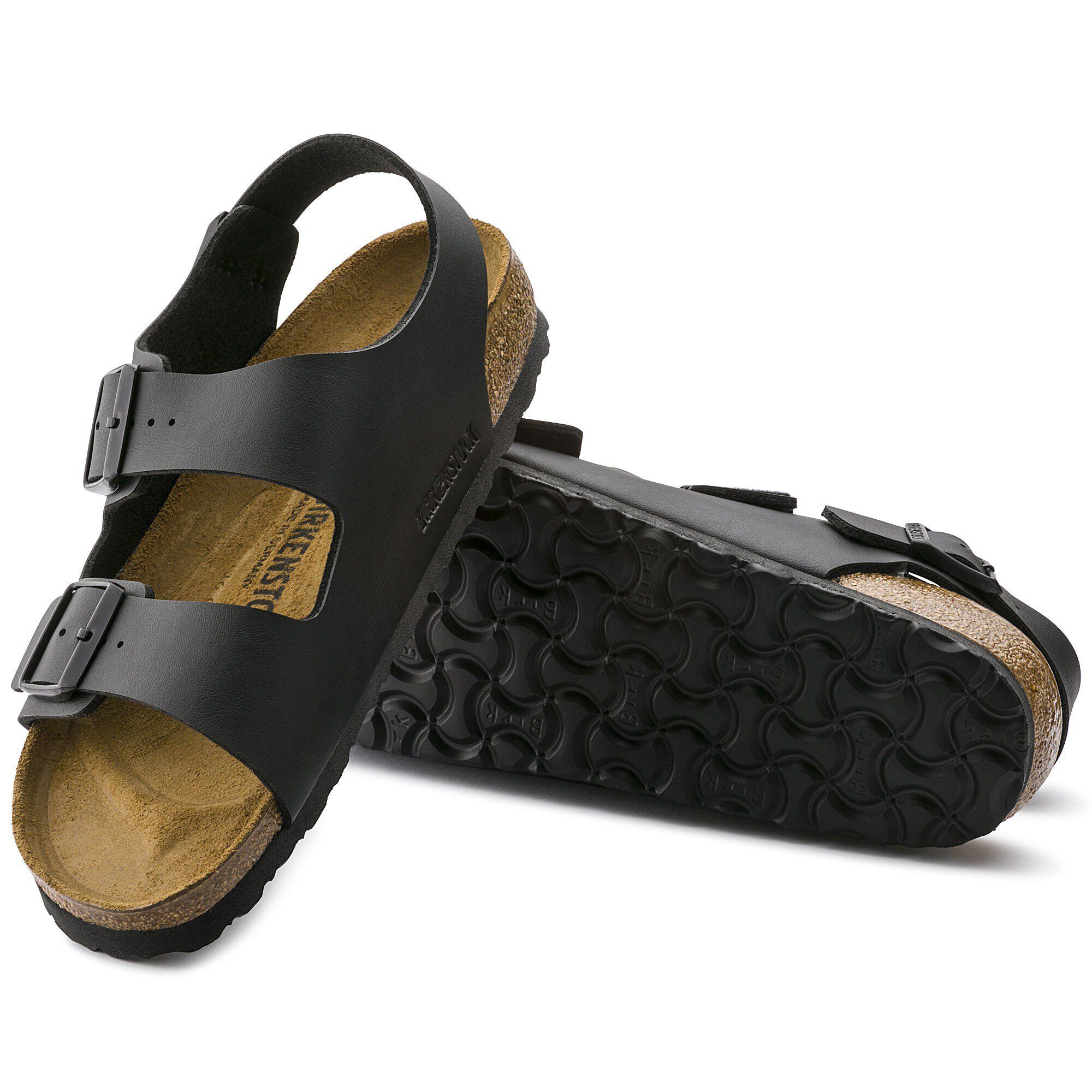 ふ*こ様 ビルケンシュトック　ミラノ　rivet エンボス　クロコ　36 Milano / ミラノ」（ビルコフロー、ブラック）| BIRKENSTOCK（日本）