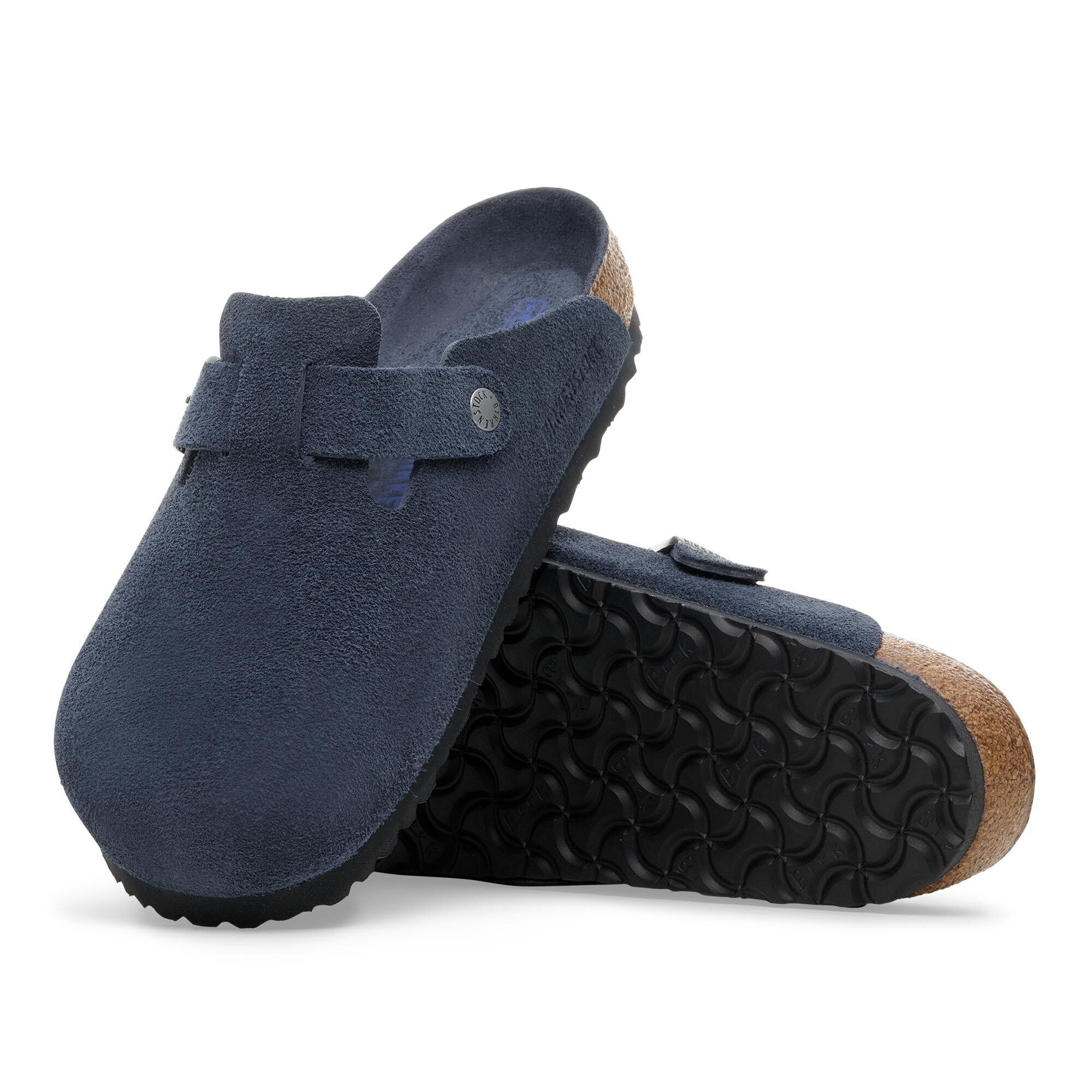 Boston Soft Footbed Suede Leather with outer sole details