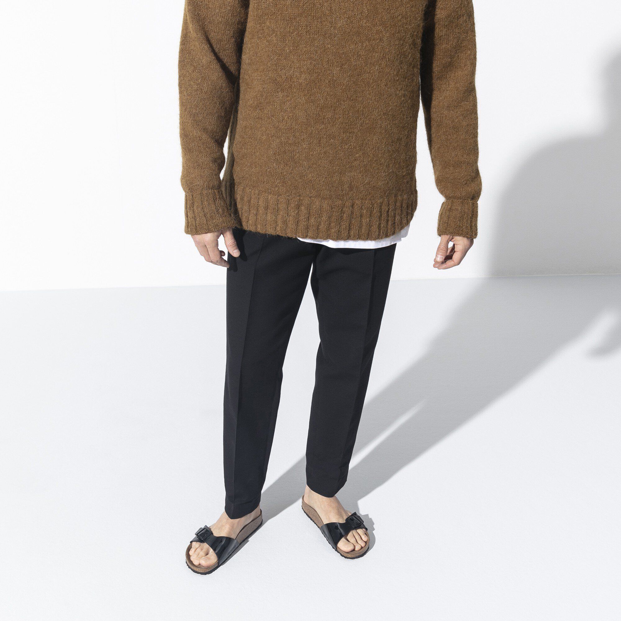 Madrid Birko-Flor Patent Close-up with a male model