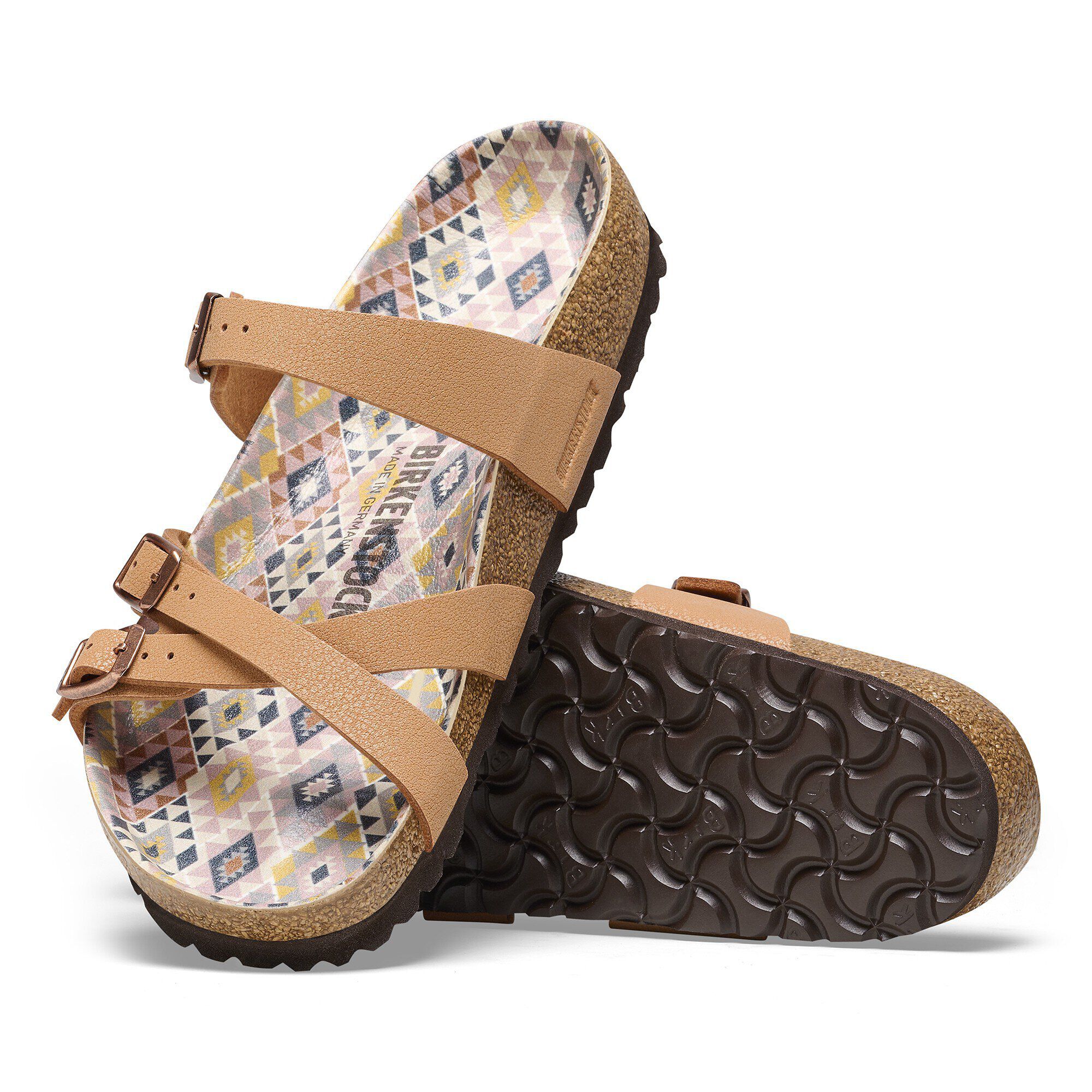 Franca Vegan Birko-Flor Nubuk with outer sole details