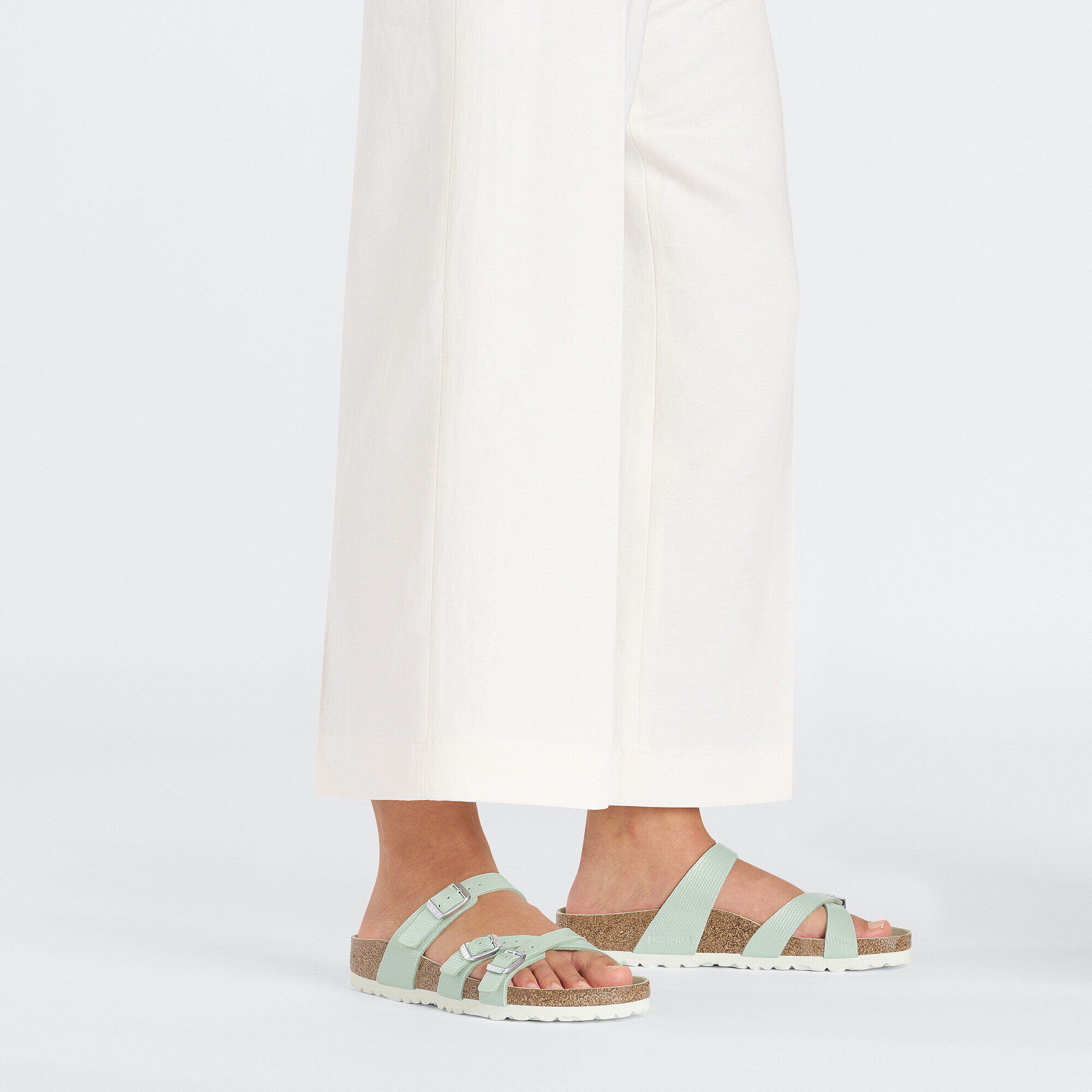 Franca Birko-Flor Embossed with a female model