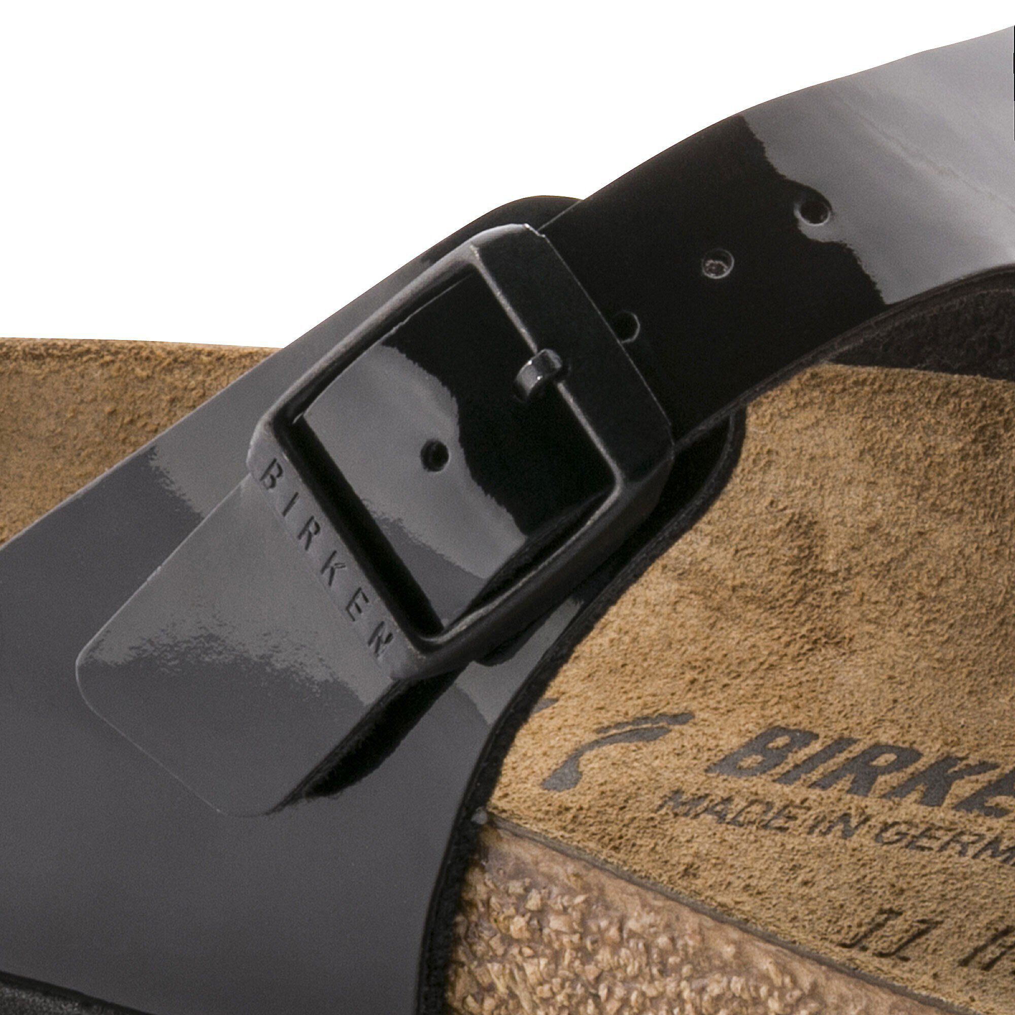 Gizeh Birko-Flor Patent Close-up view showing material detail