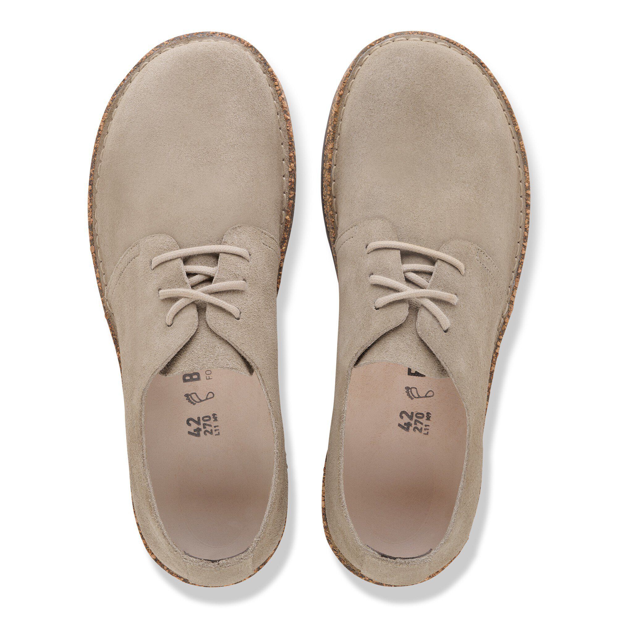 BIRKENSTOCK Uppsala Low スエードレザー Uppsala Low / アップサラ ロー」（スエードレザー、トープ