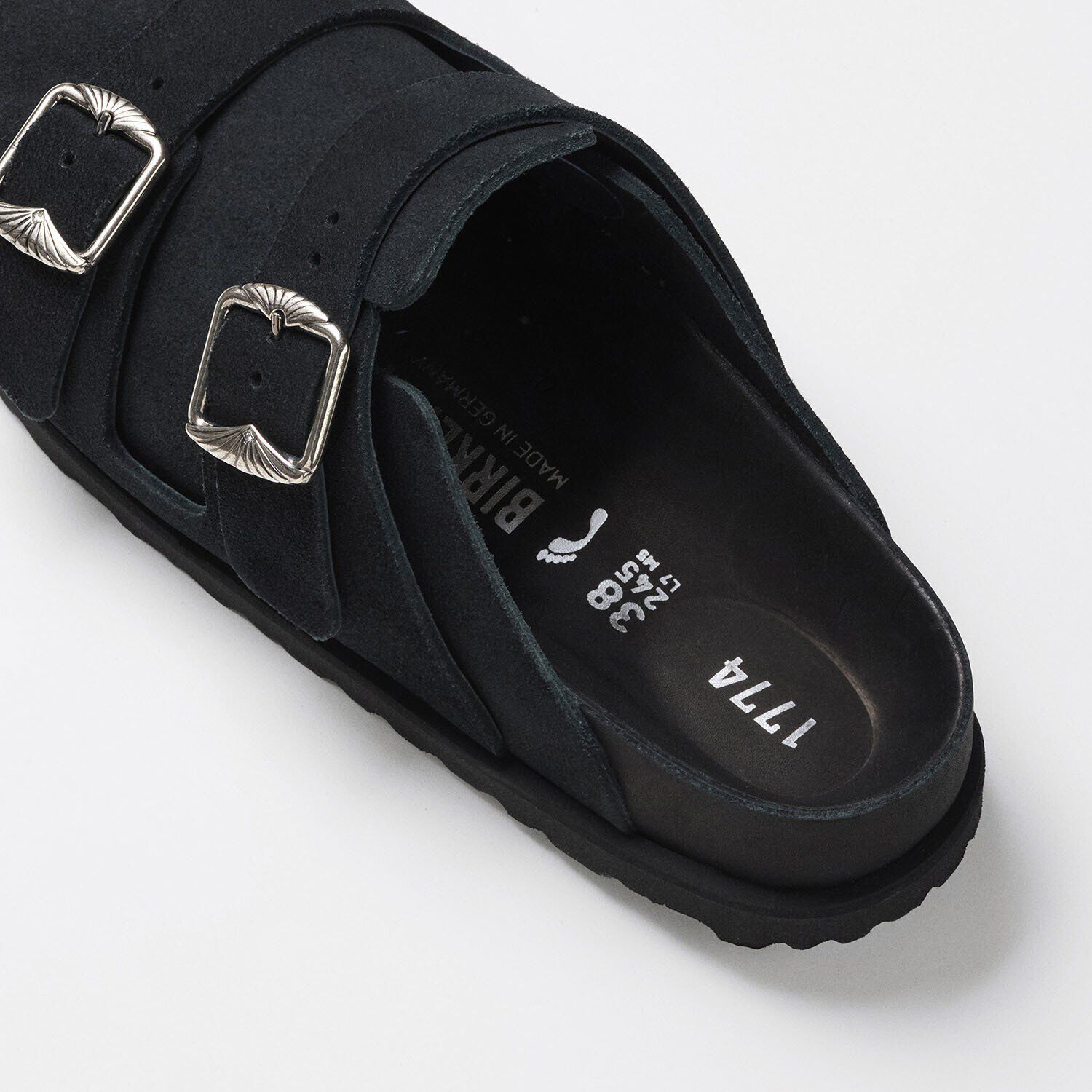1774 222 West Suede Suede Leather in Color Black | BIRKENSTOCK