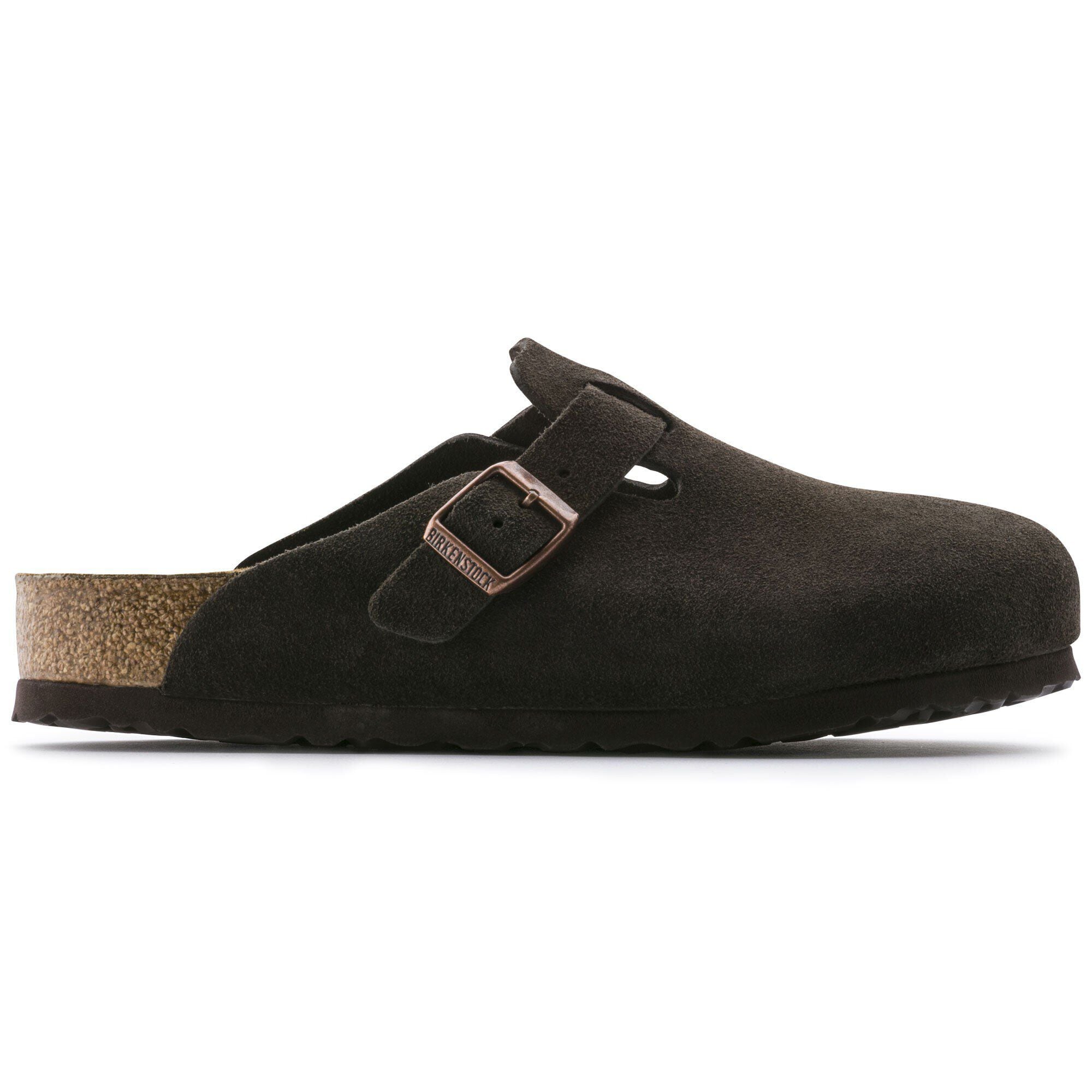 Boston Soft Footbed Suede Leather - a side view