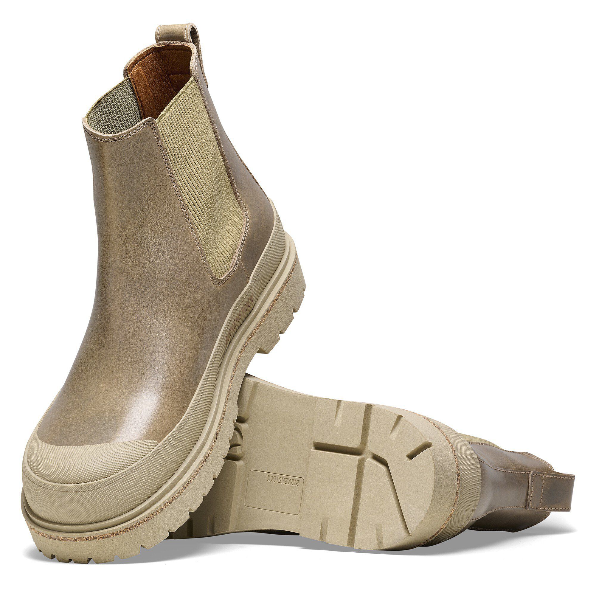 Prescott Slip On Men Waxy Leather with outer sole details