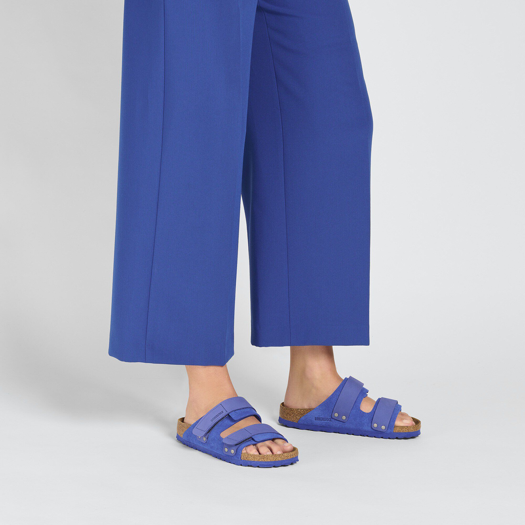 Uji Nubuck Leather/Suede with a female model