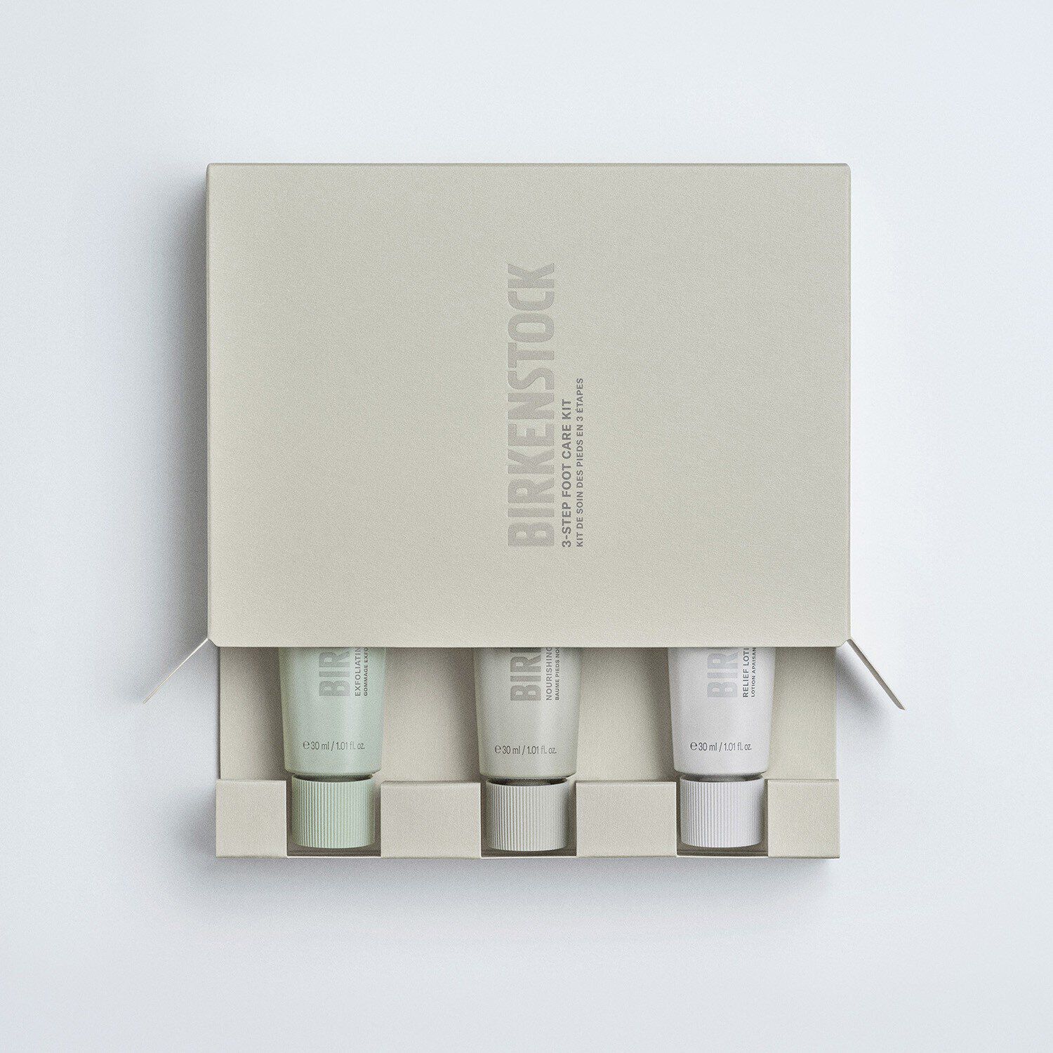 3ステップ フットケアキット  - a side view