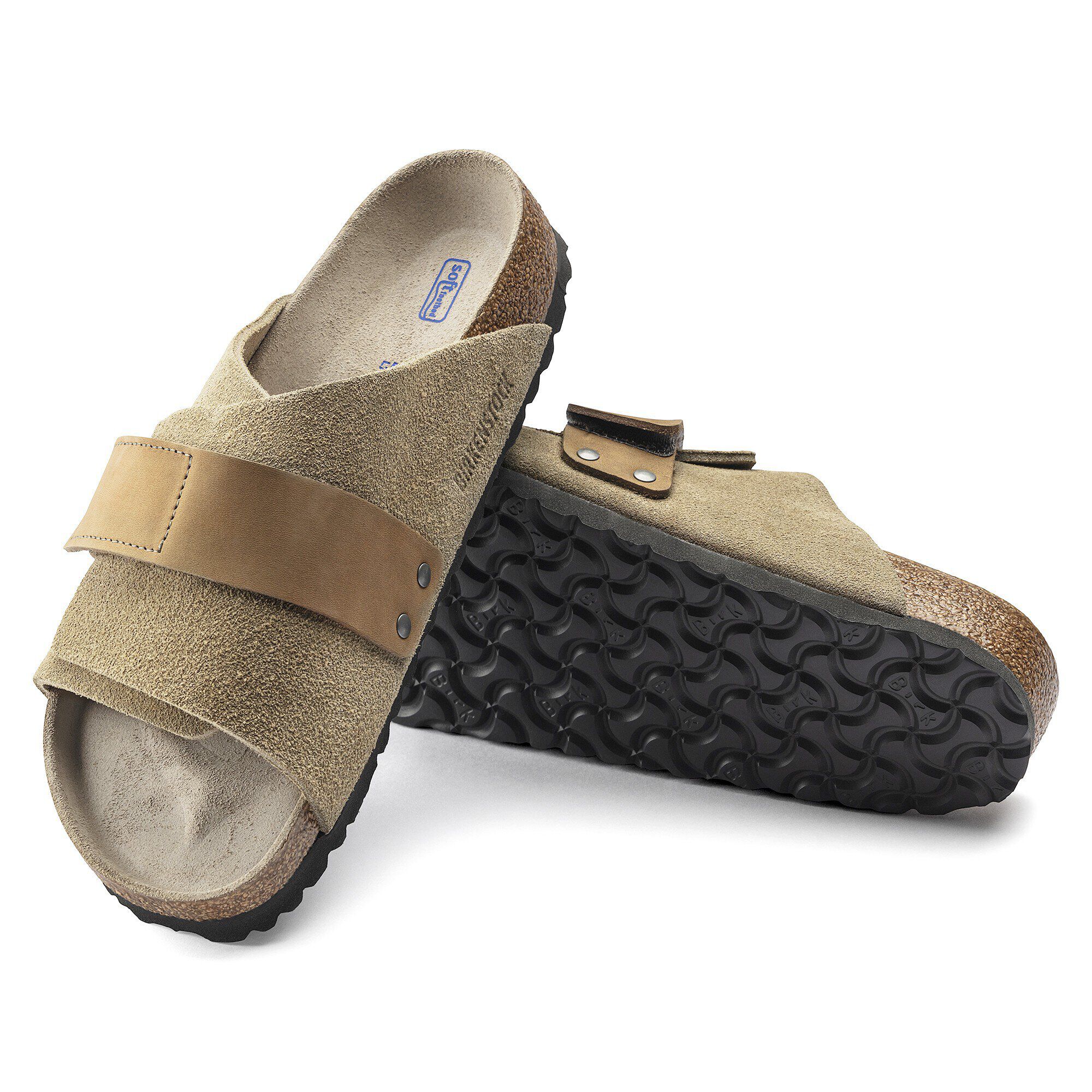 Kyoto Soft Footbed / キョウト ソフトフットベッド ヌバック/スエードレザー with outer sole details