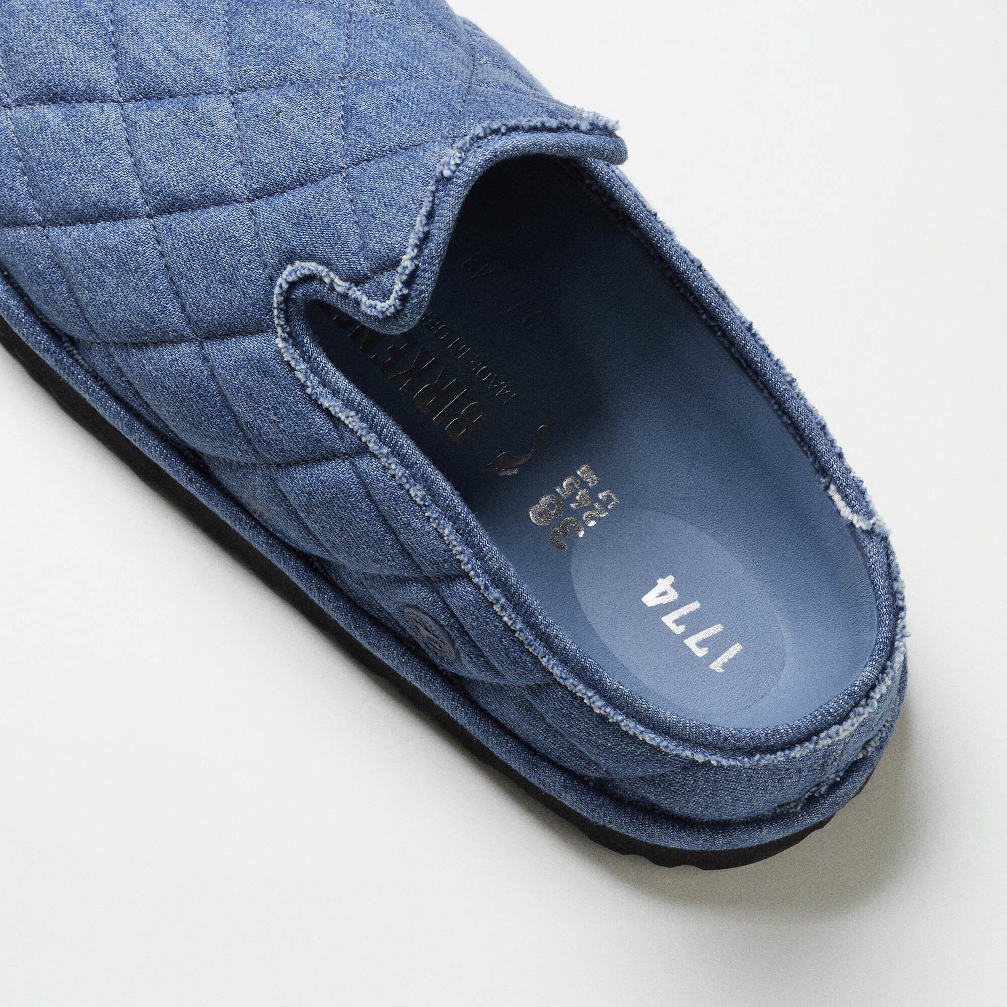 1774 Eliscu Denim / 1774 エリスク デニム レザー/コットン Close-up view showing material detail