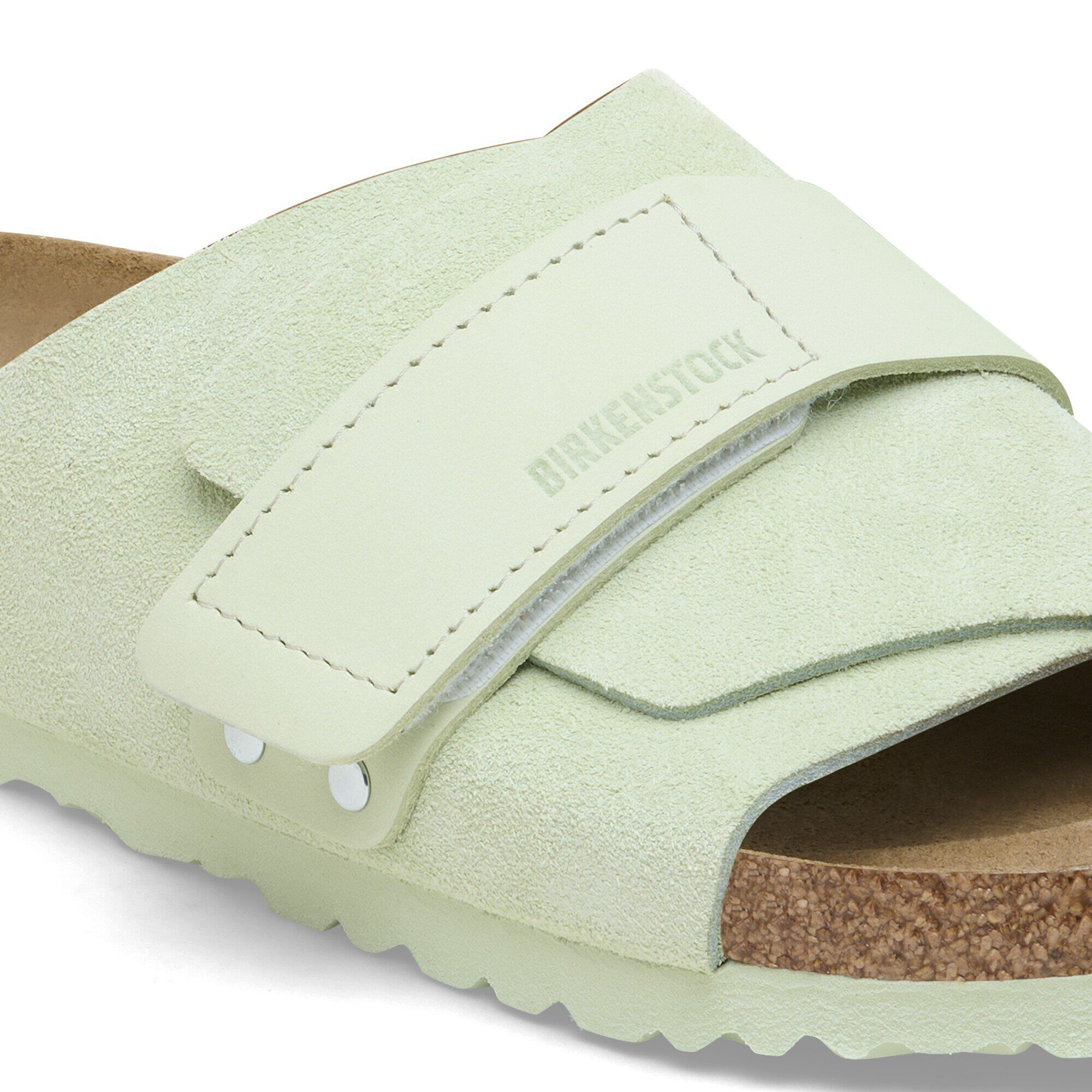 Kyoto Suede Leather Close-up view showing material detail