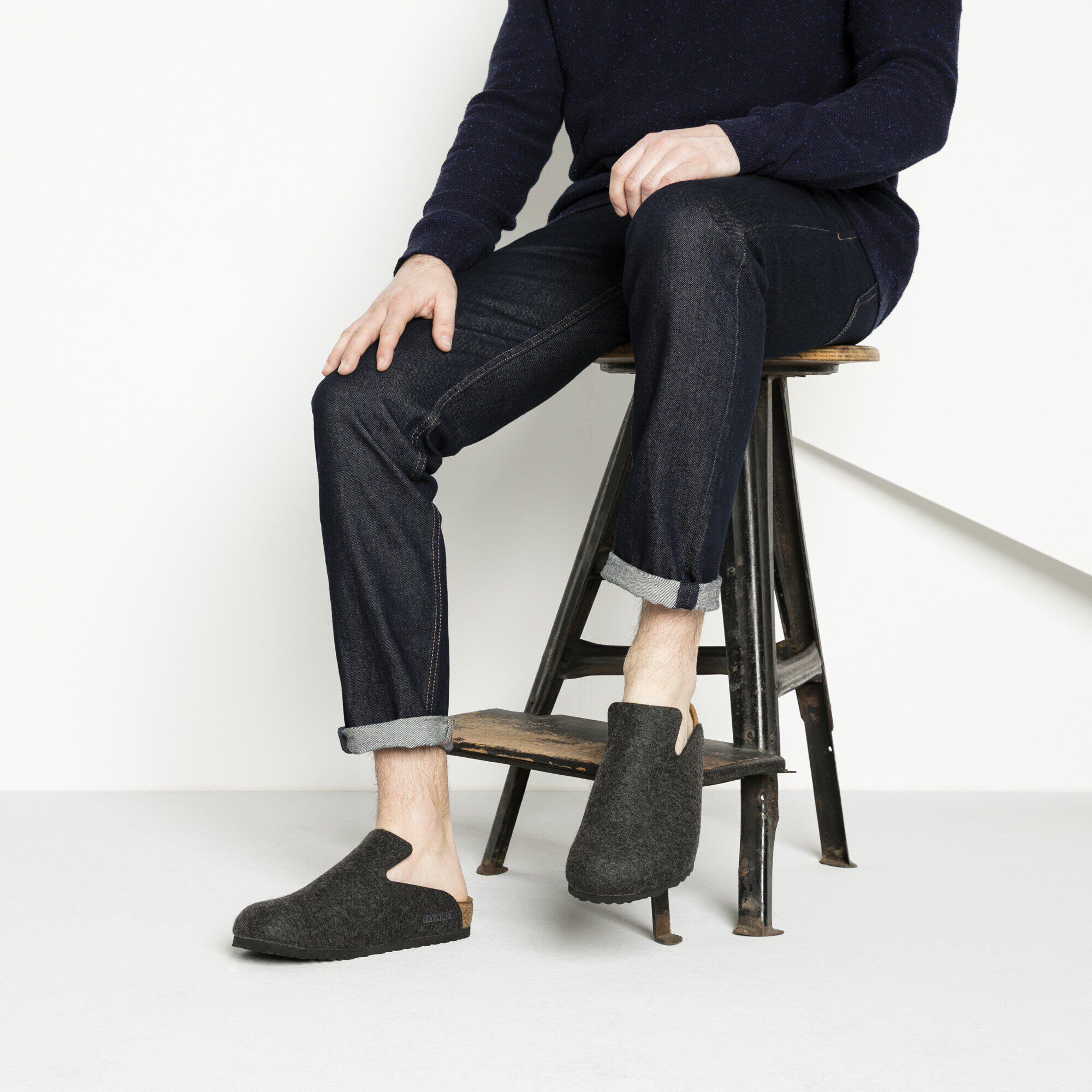   Close-up with a male model