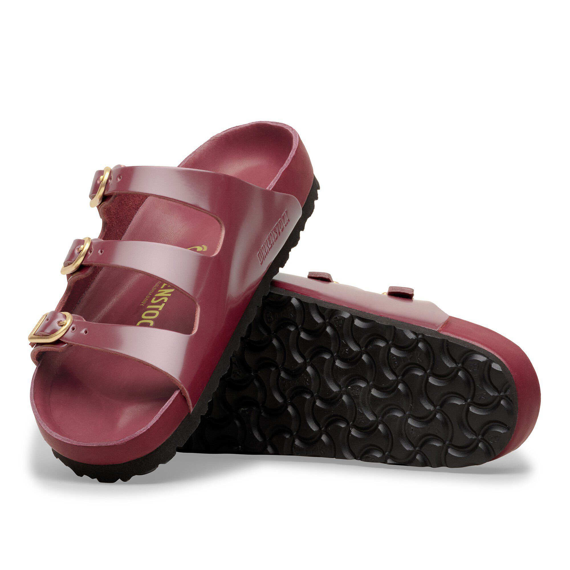 Florida Fresh Natural Leather Patent with outer sole details