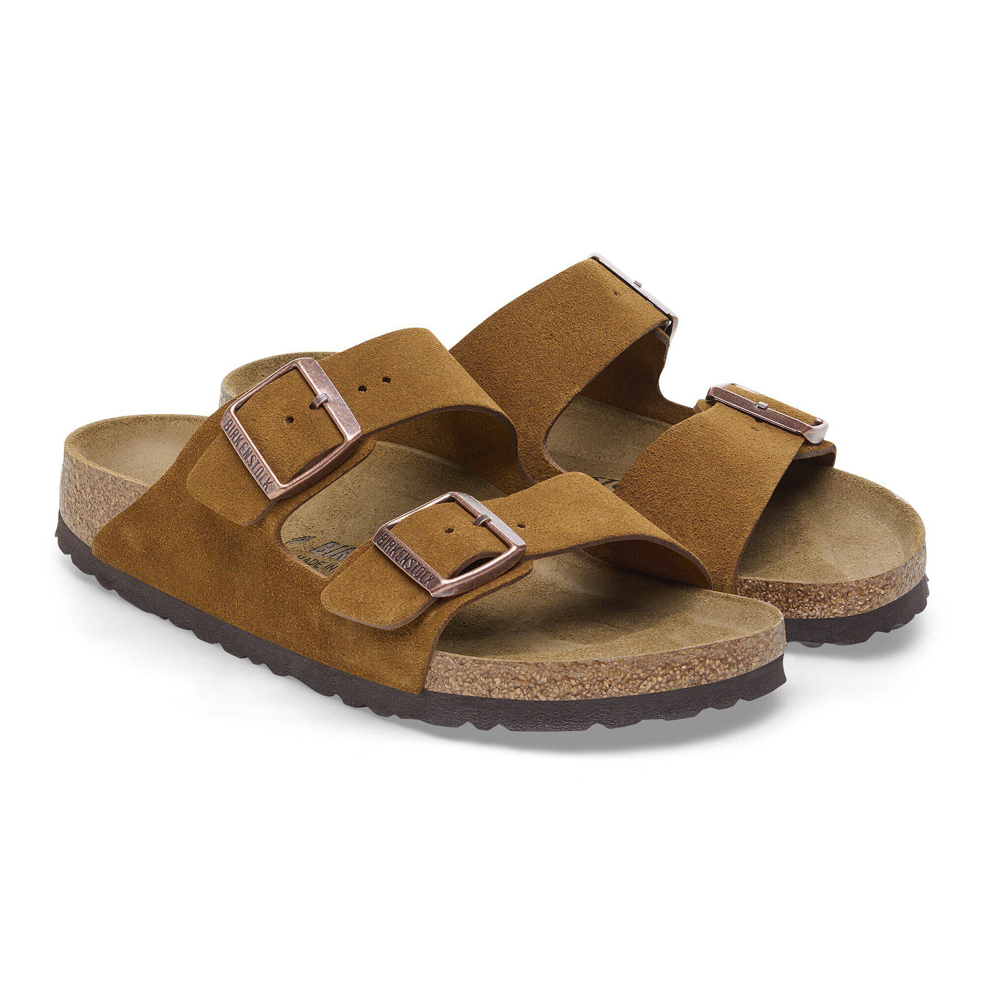 Arizona / アリゾナ」（スエードレザー、ミンク）| BIRKENSTOCK（日本）