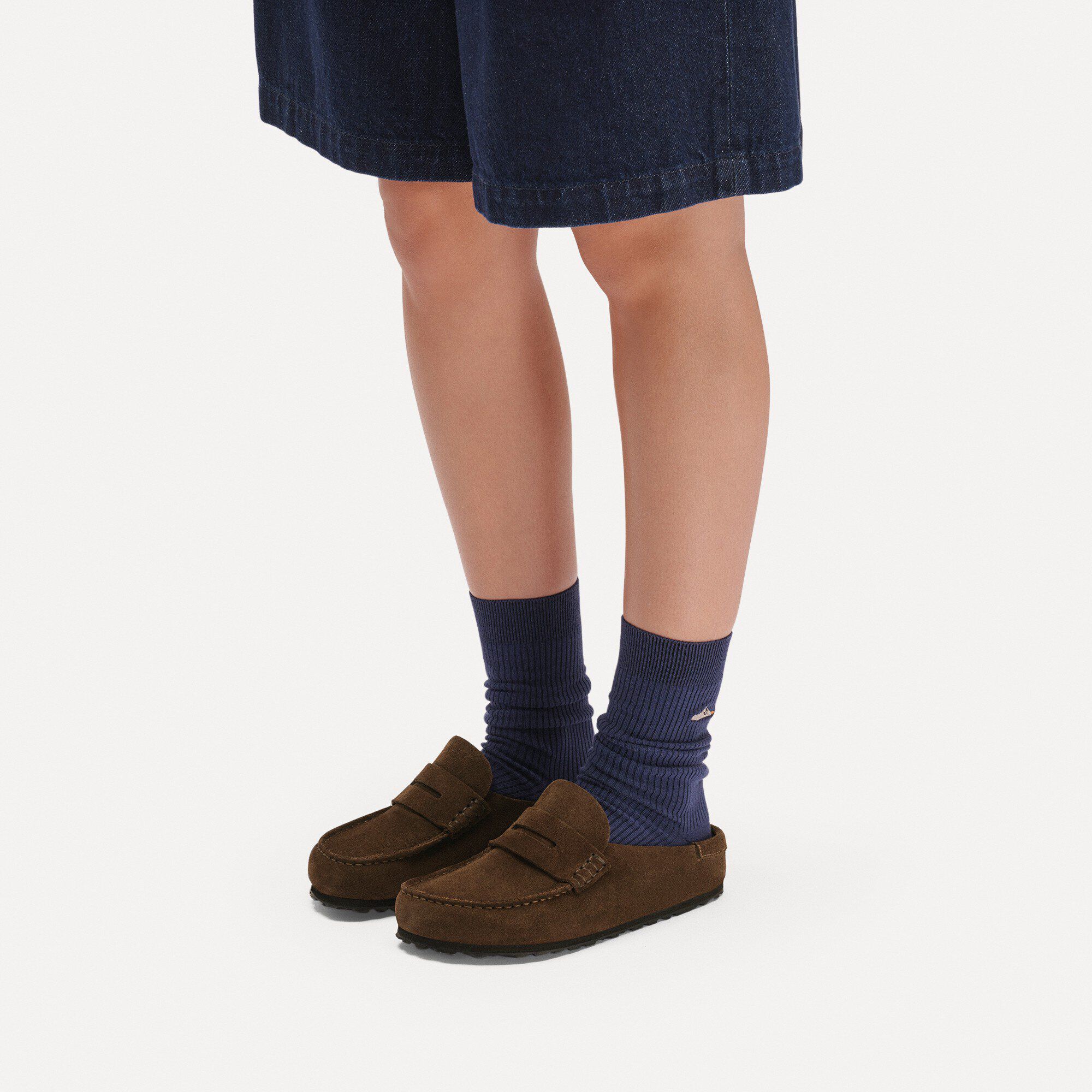 Naples Wrapped Suede Leather with a female model