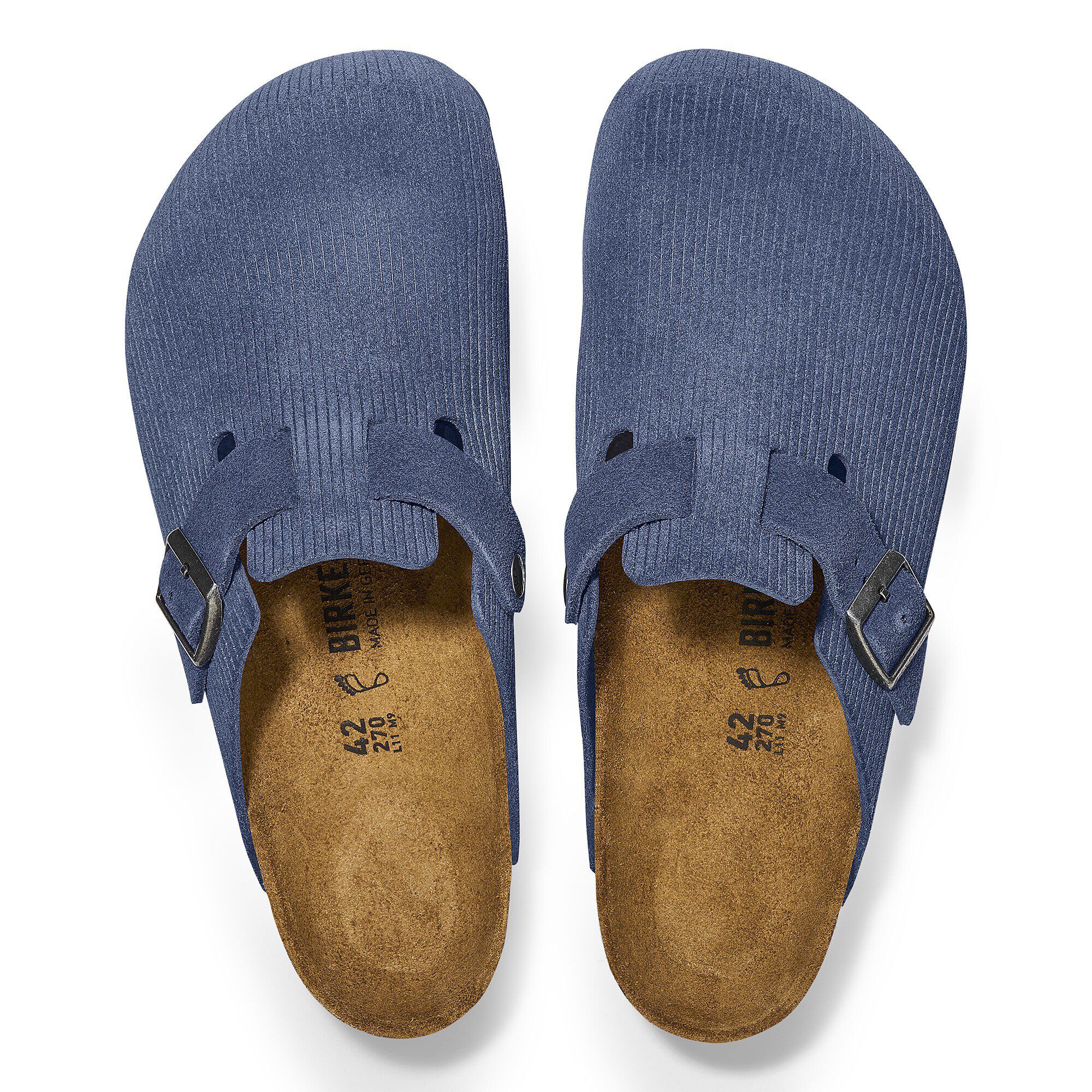 Boston Suede Leather Embossed - a top view