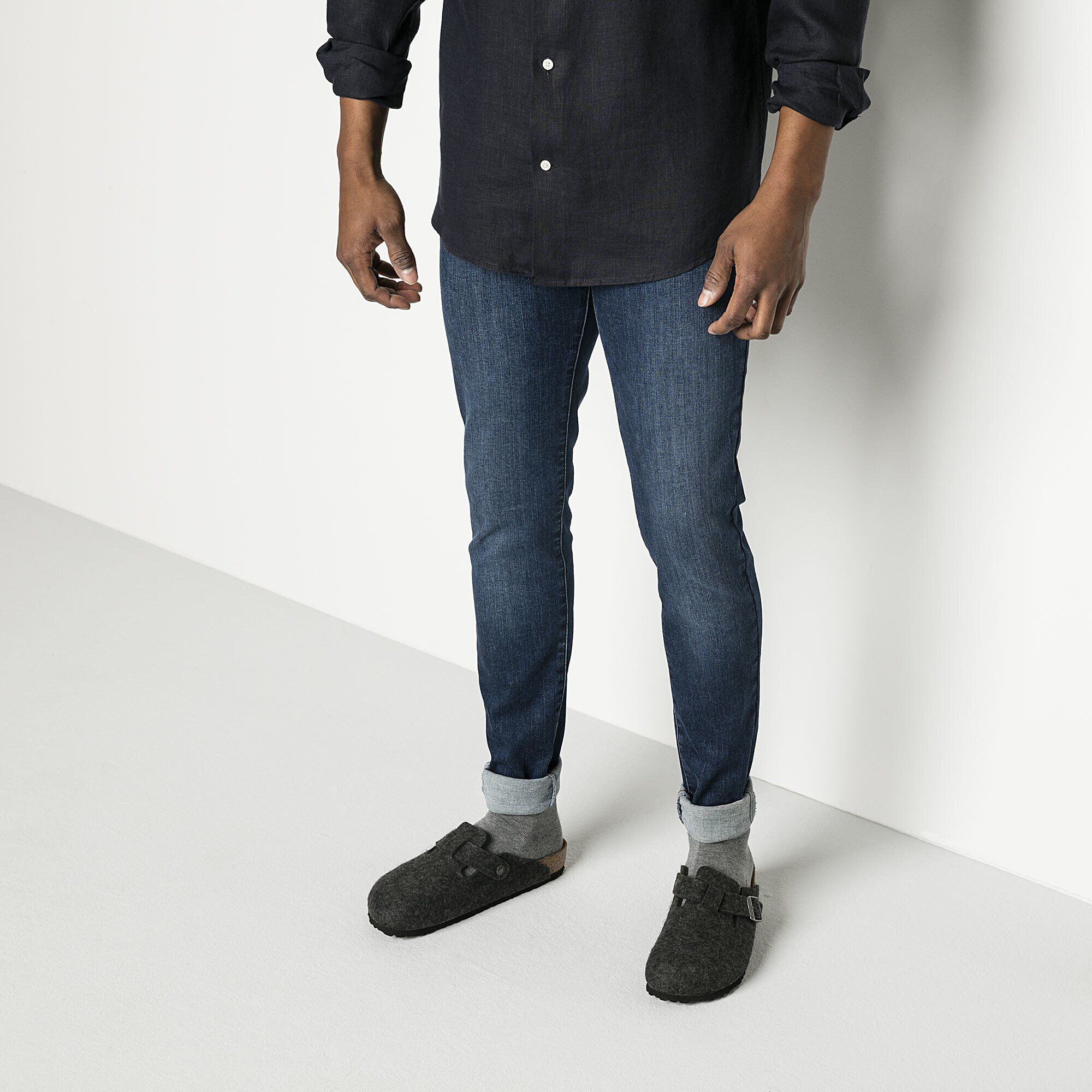   Close-up with a male model