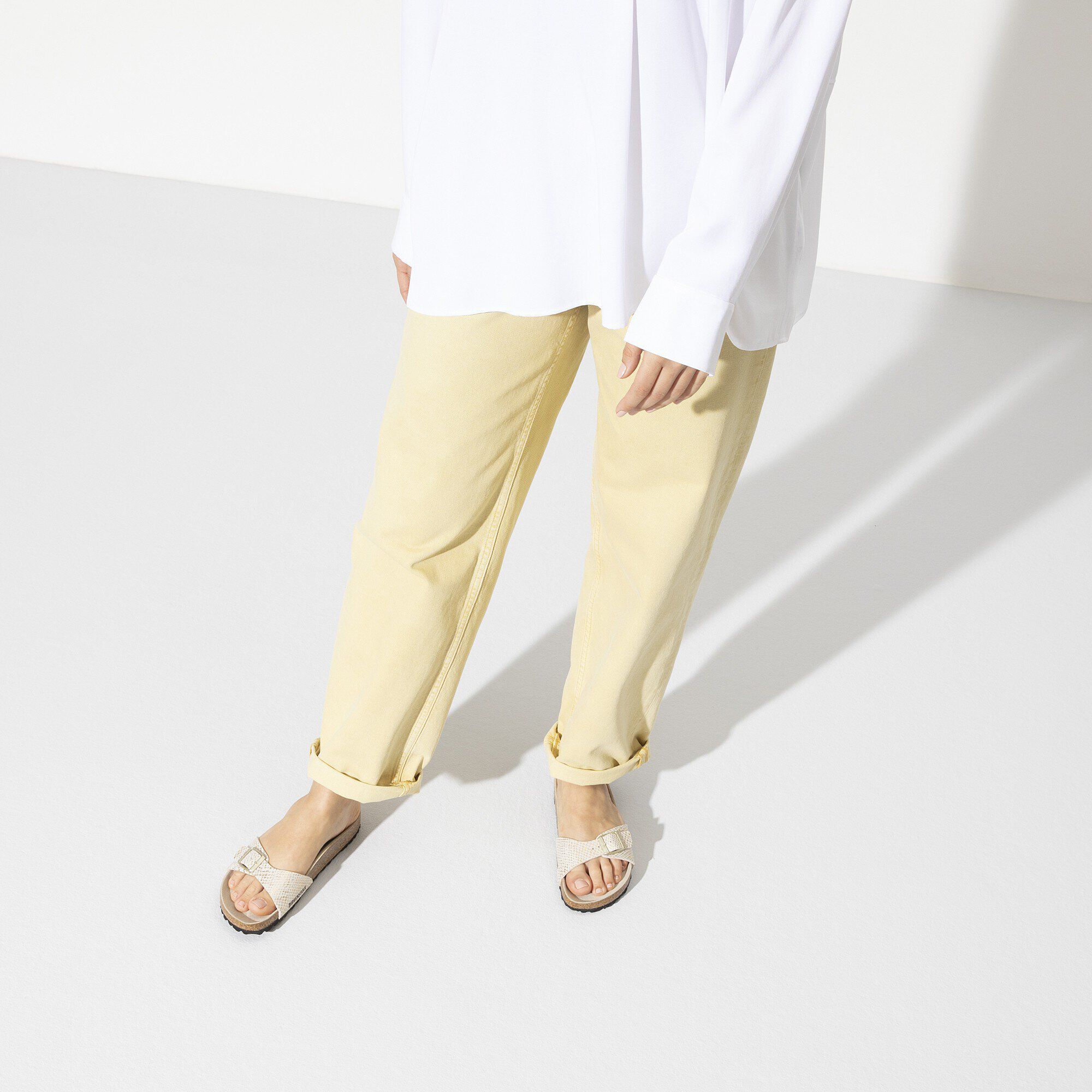 Madrid Microfiber with a female model