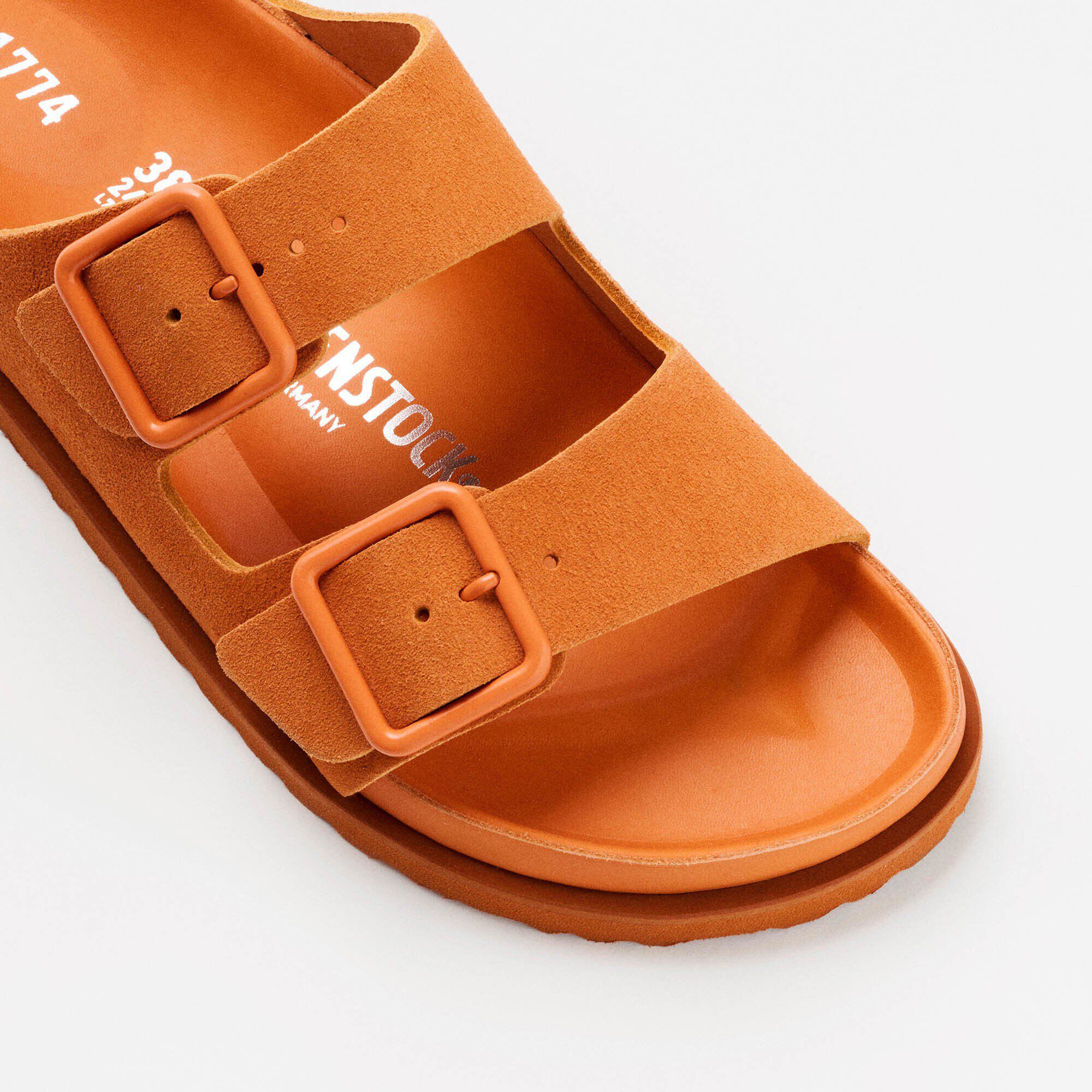 Arizona Avantgarde Suede Leather in Color Kurkuma | BIRKENSTOCK