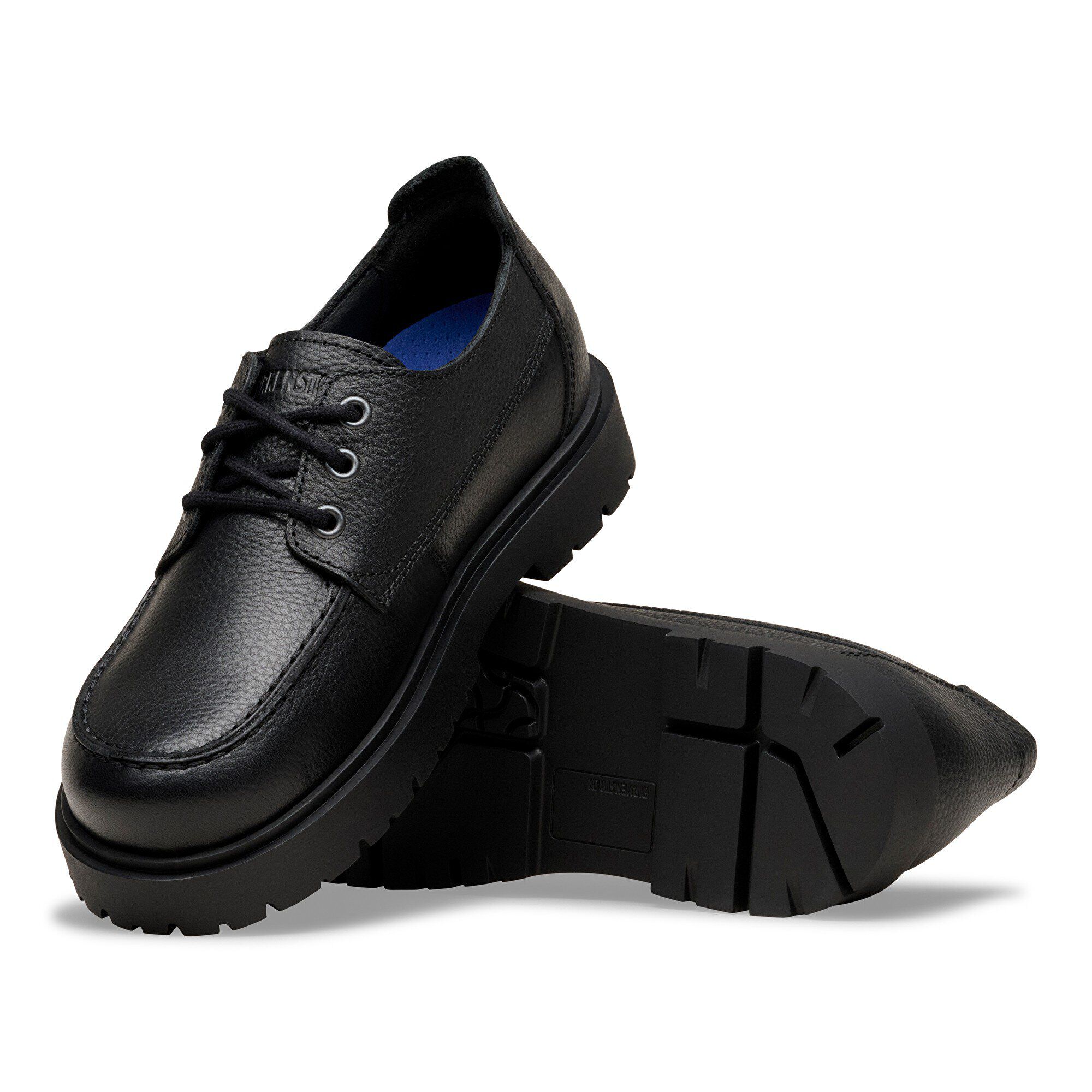 하이우드 목 레이스 로우 천연 가죽 with outer sole details