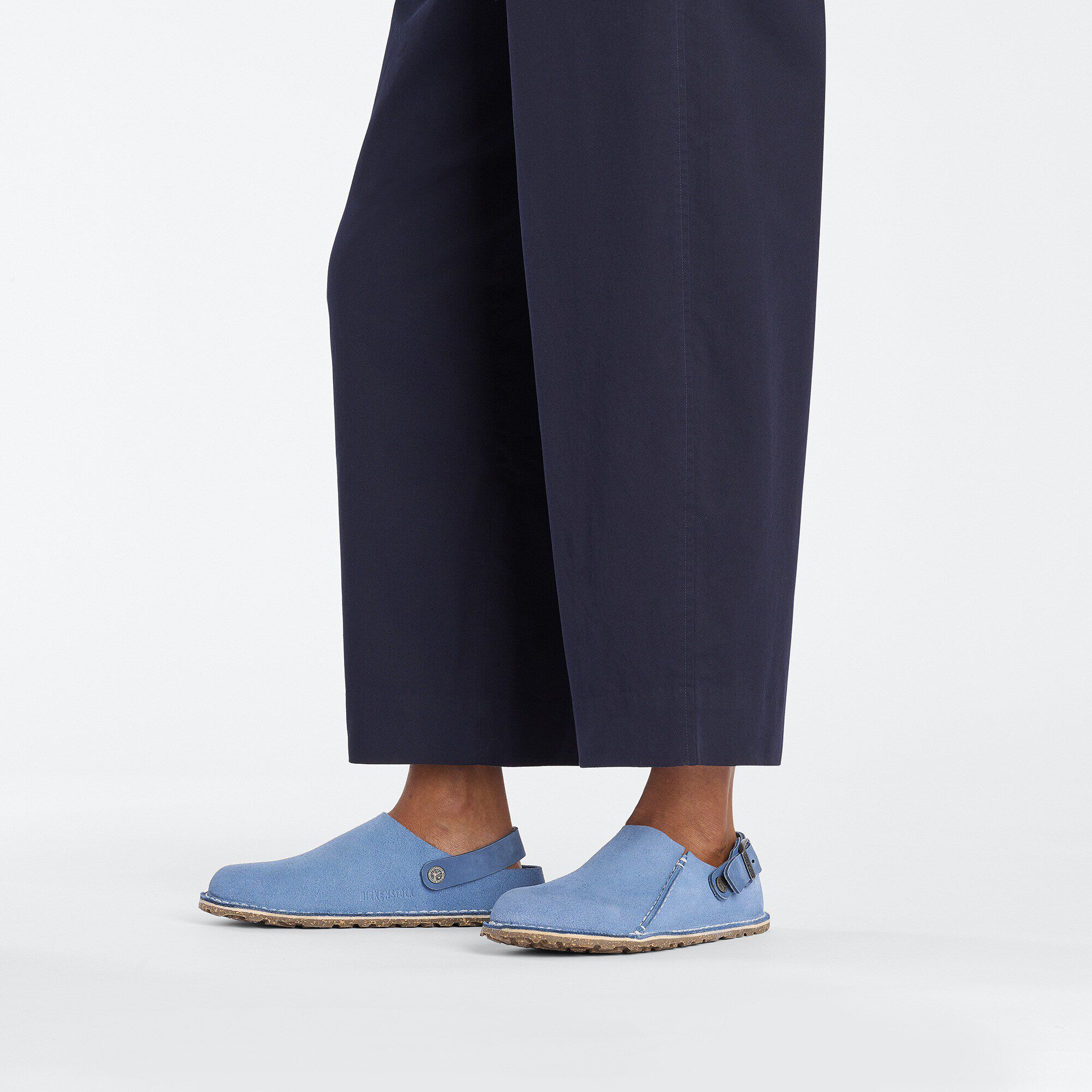 Lutry Premium Suede Leather with a female model