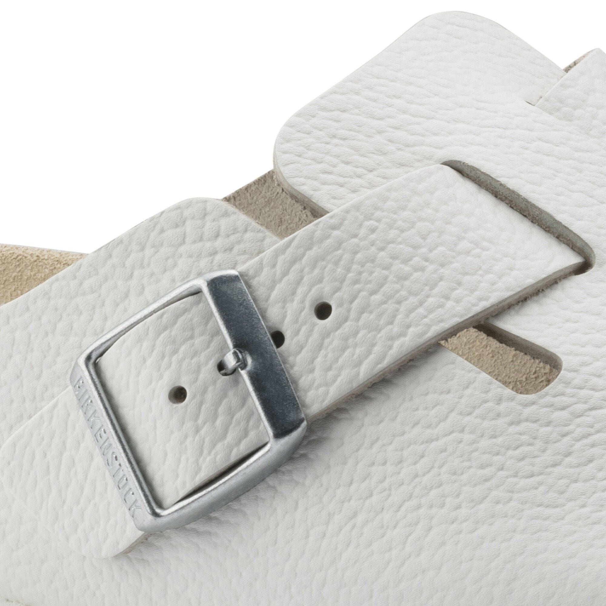 Boston Natural Leather Close-up view showing material detail