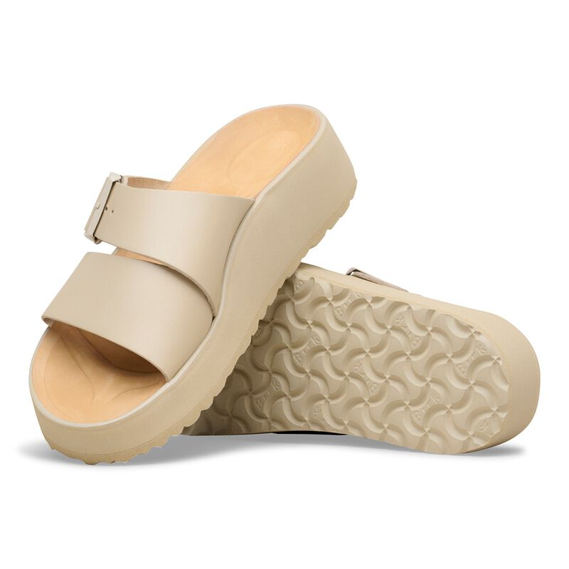 BIRKENSTOCK Almina Natural Leather Oyster Daily Comfort detail
