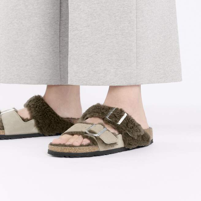 Arizona Teddy Split Suede Leather-Shearling