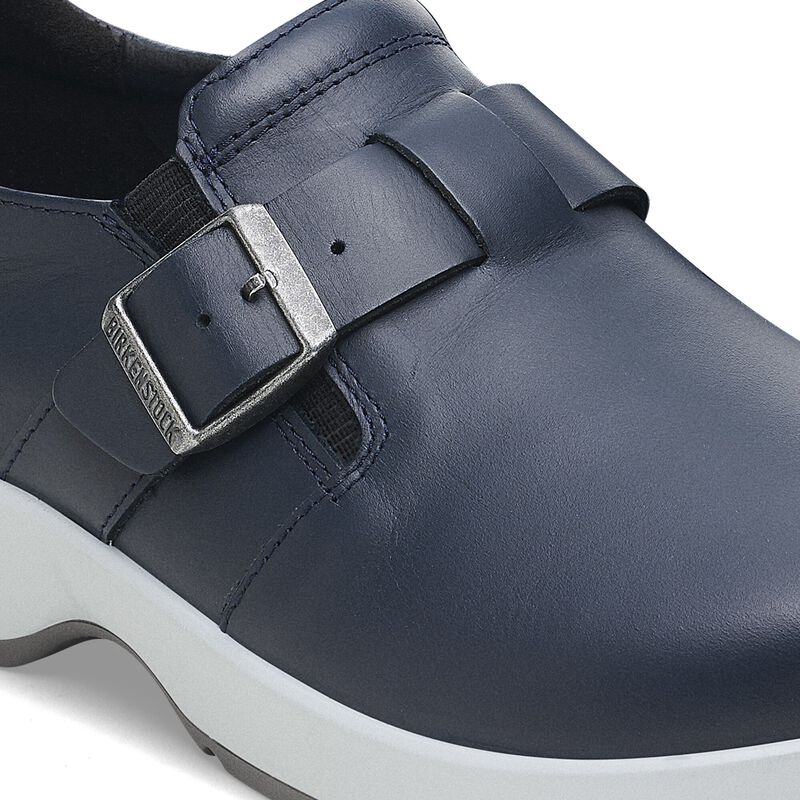 BIRKENSTOCK Caris PRO Natural Leather Navy Walk Edit detail