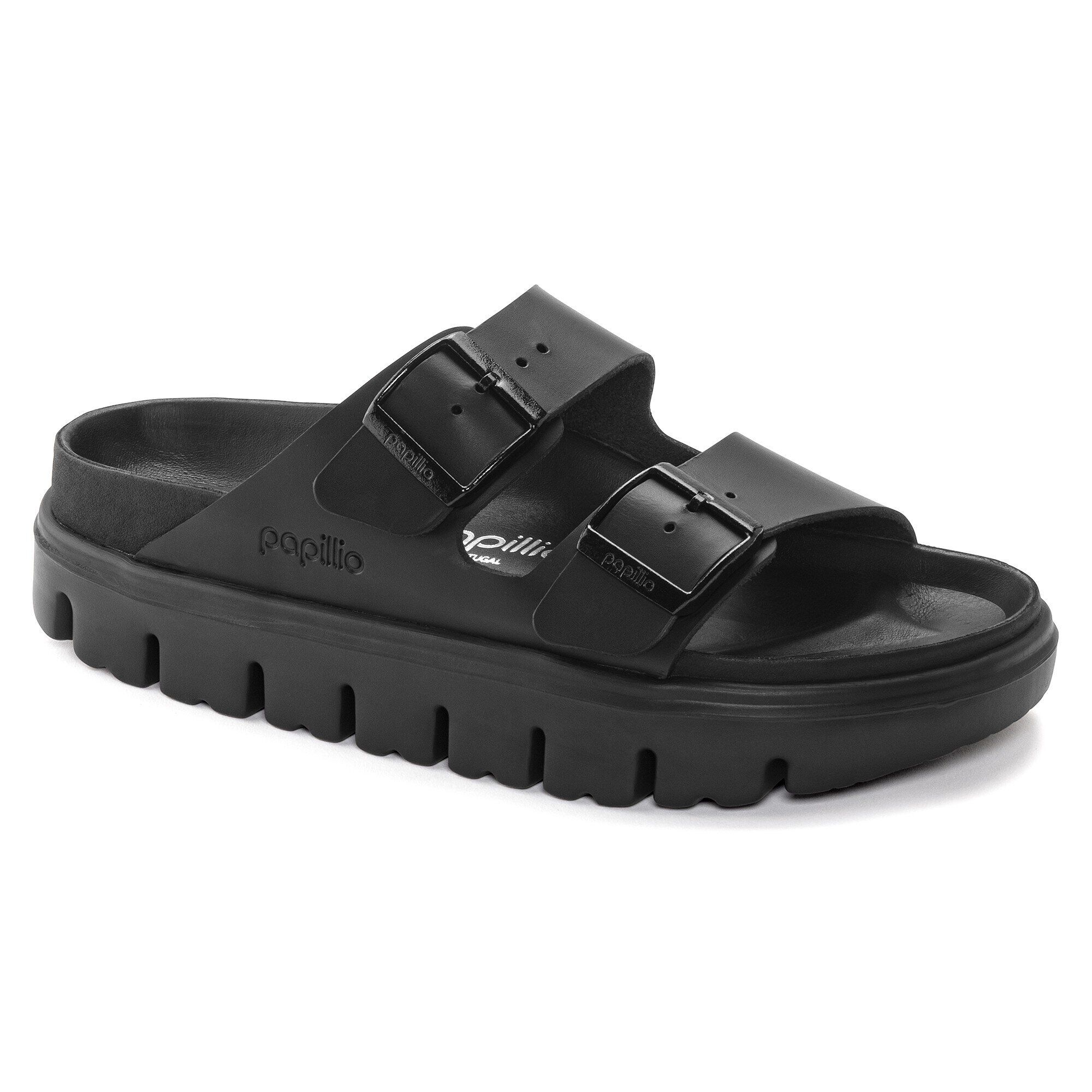 Papillio BIRKENSTOCK Arizona黒24,5cm38厚底 Arizona Chunky Leather in Color Black | BIRKENSTOCK US