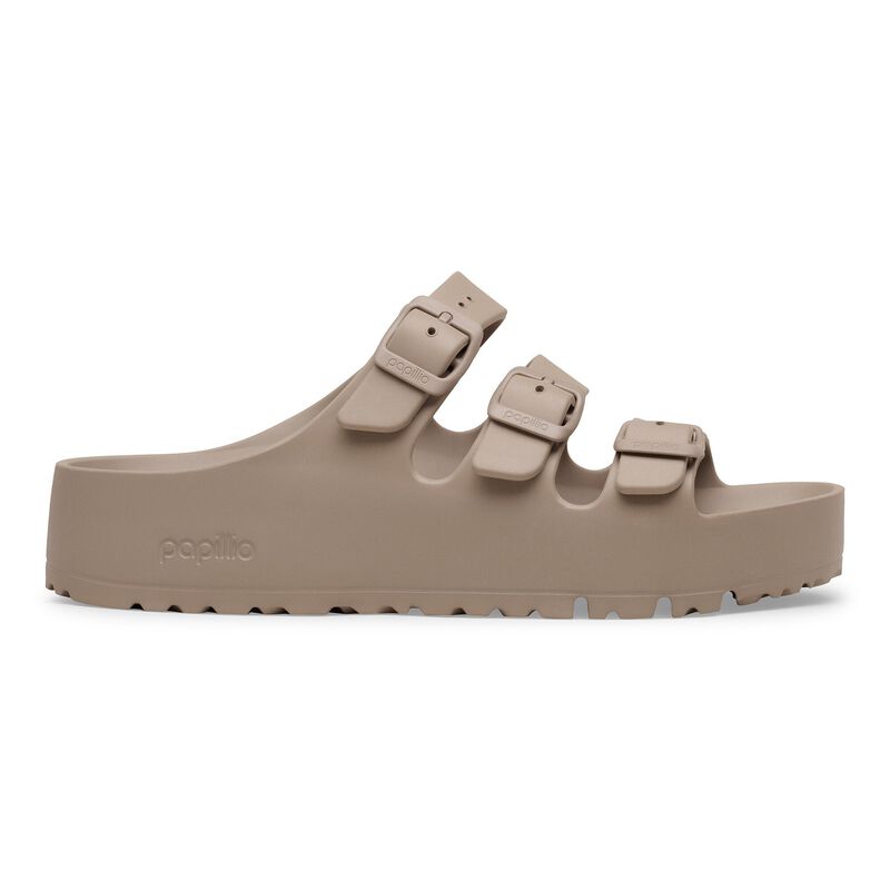 BIRKENSTOCK Florida Flex Platform EVA Gray Taupe Classic Fit detail