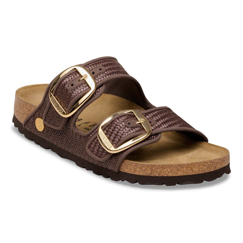 BIRKENSTOCK Arizona Big Buckle Raffia Textile Raffia Carafe Walk Edit detail