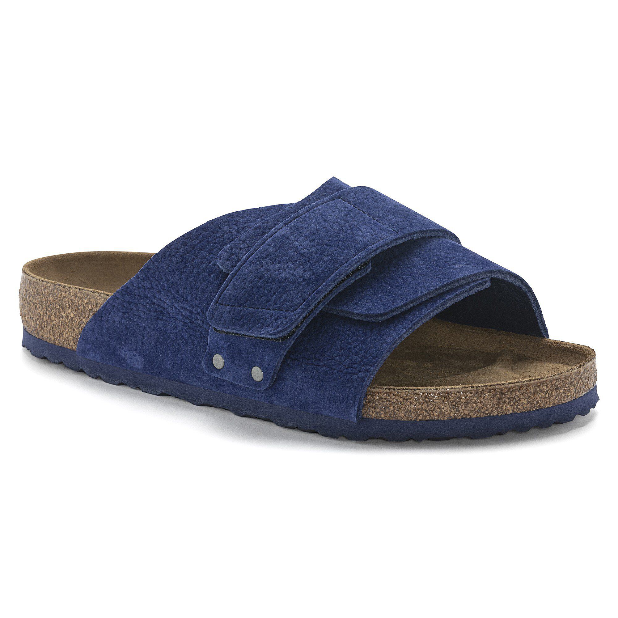Kyoto Nubuck Leather in Color Desert Buck Indigo Blue | BIRKENSTOCK US