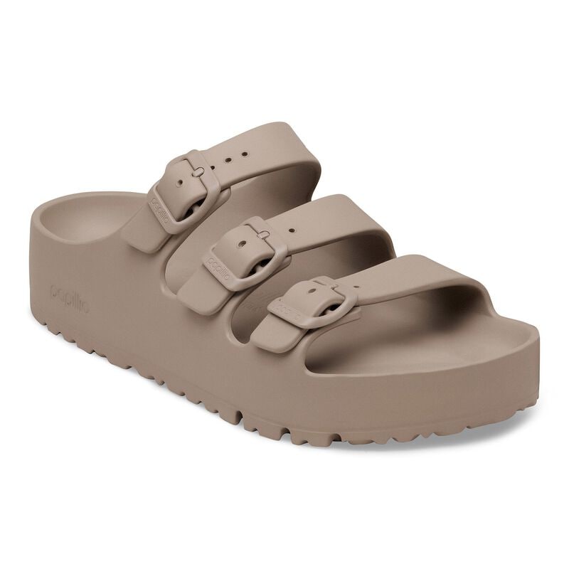 BIRKENSTOCK Florida Flex Platform EVA Black Soft Sole detail