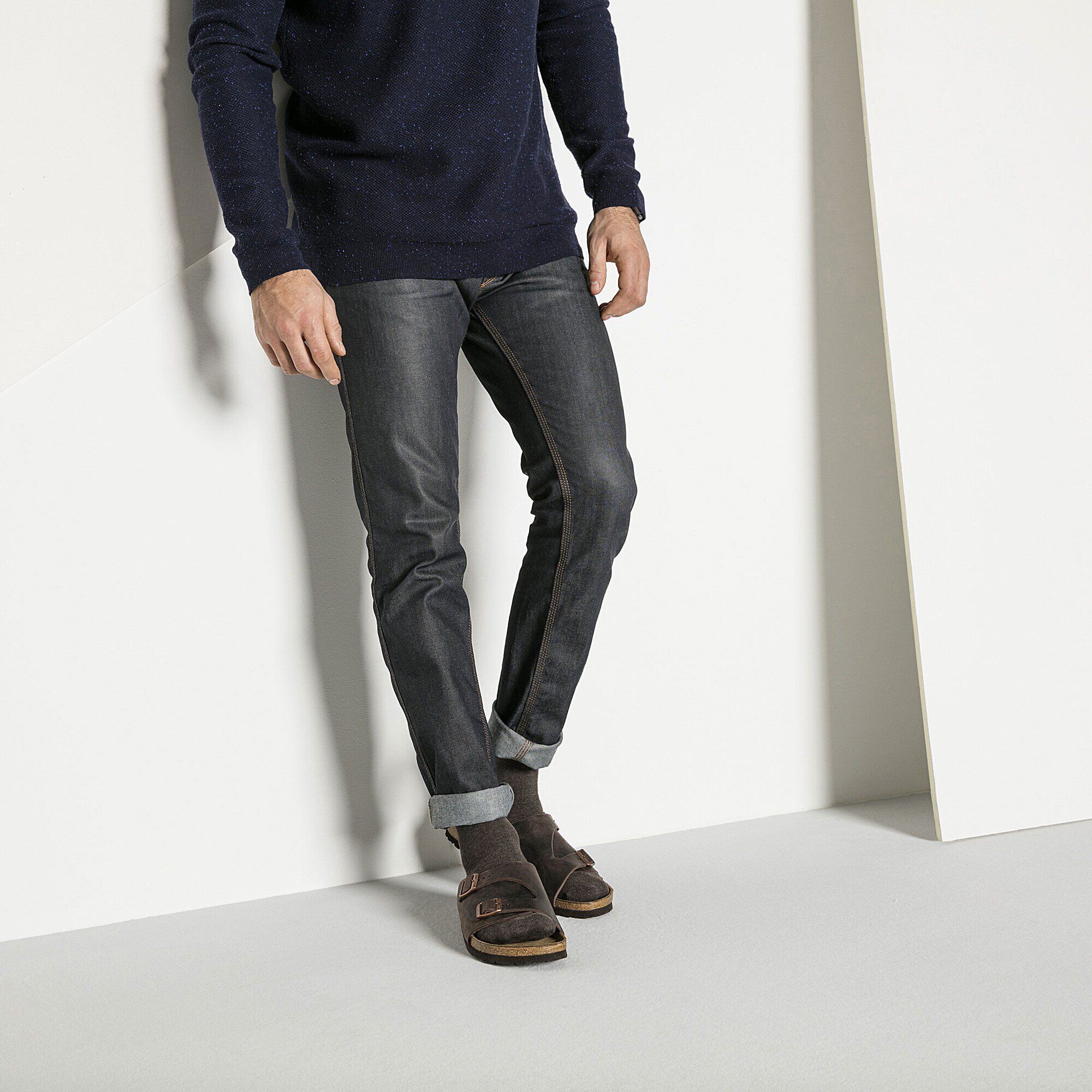   Close-up with a male model