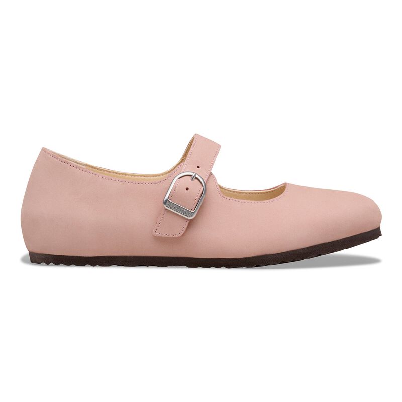 BIRKENSTOCK Santa Clarita Nubuck Leather Pink Clay Classic Fit detail
