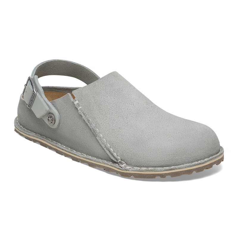 BIRKENSTOCK Lutry Premium Suede Leather Mink Classic Fit detail