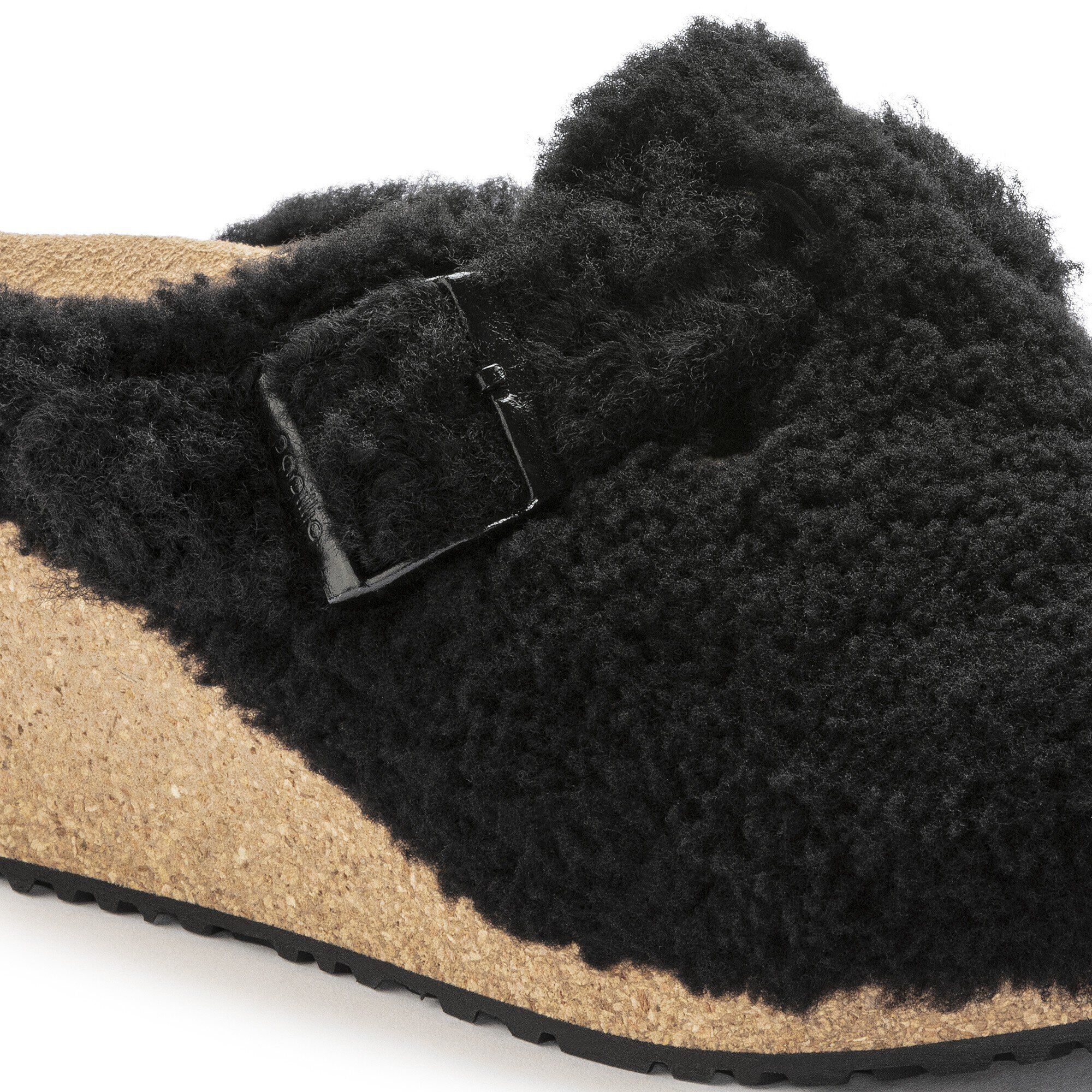 Fanny Teddy Shearling in Color Teddy Black | BIRKENSTOCK US
