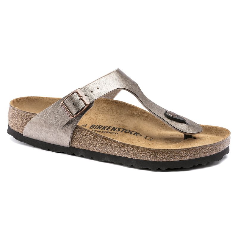 BIRKENSTOCK Gizeh Birko-Flor Graceful Taupe Daily Comfort detail