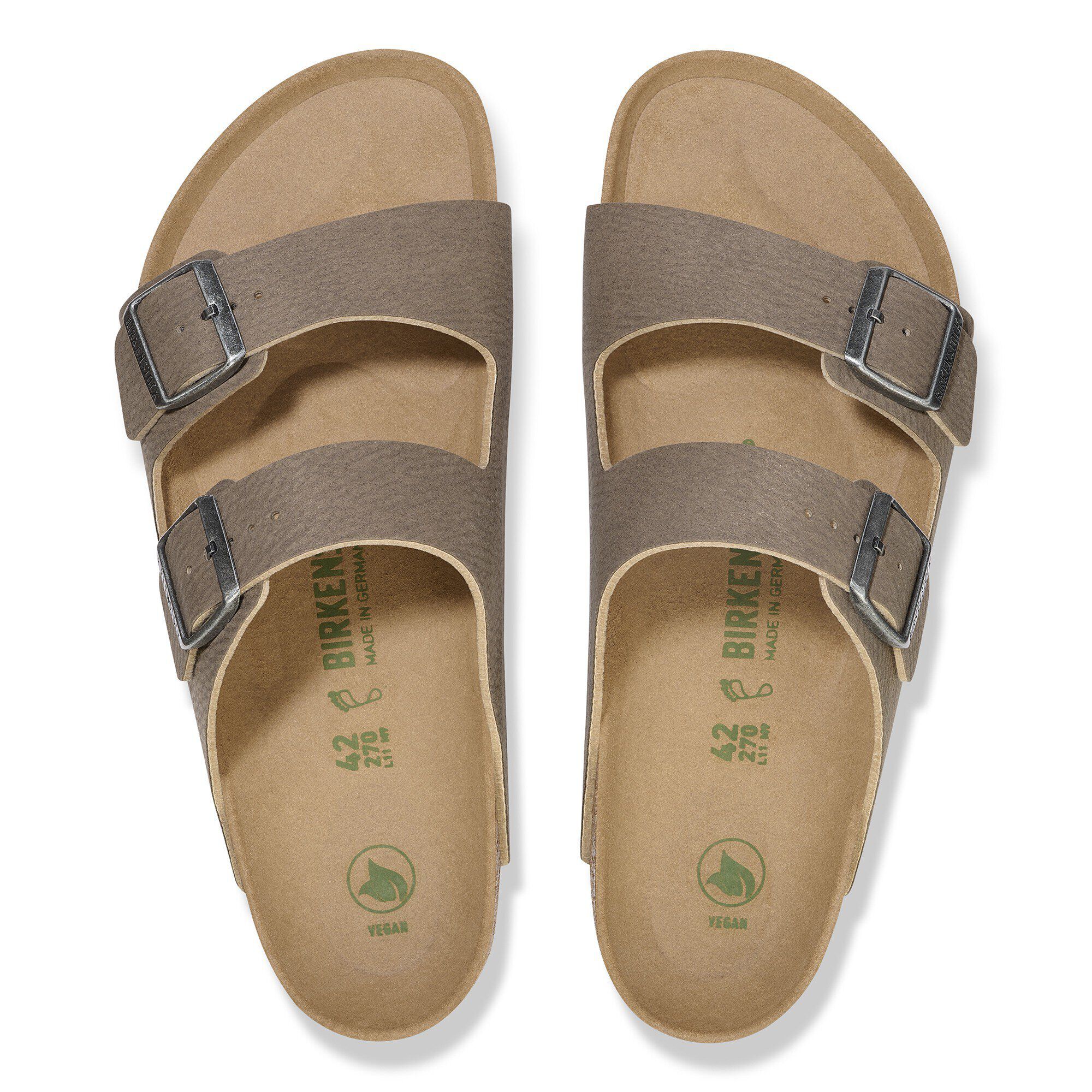 最終価格 BIRKENSTOCK Arizona BS Taupe 41 Birkenstock: Arizona Big Buckle EVA in Gray Taupe - J. Cole