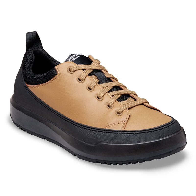 BIRKENSTOCK Melbourne PRO ESD Natural Leather Coated Gun Metal City Comfort detail