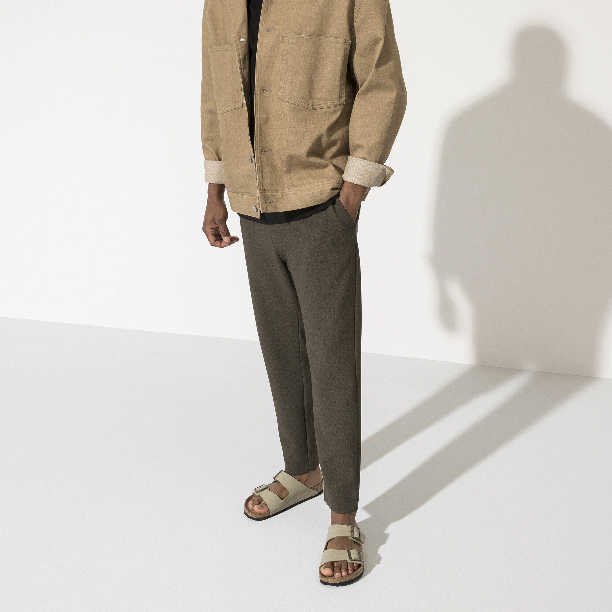   Close-up with a male model