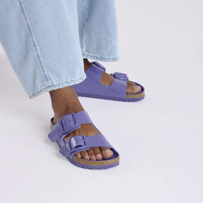 Arizona Big Buckle Natural Leather Patent