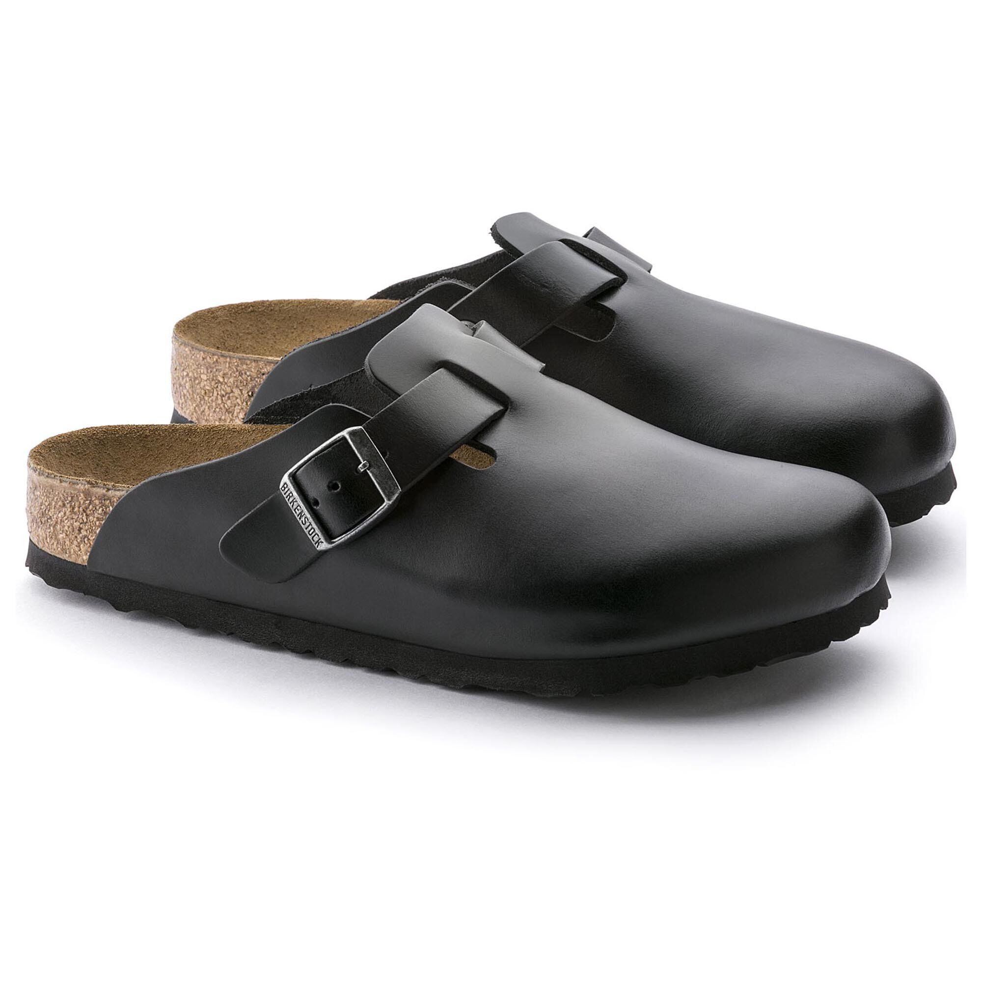 Boston Soft Footbed Smooth Leather - shown as a pair