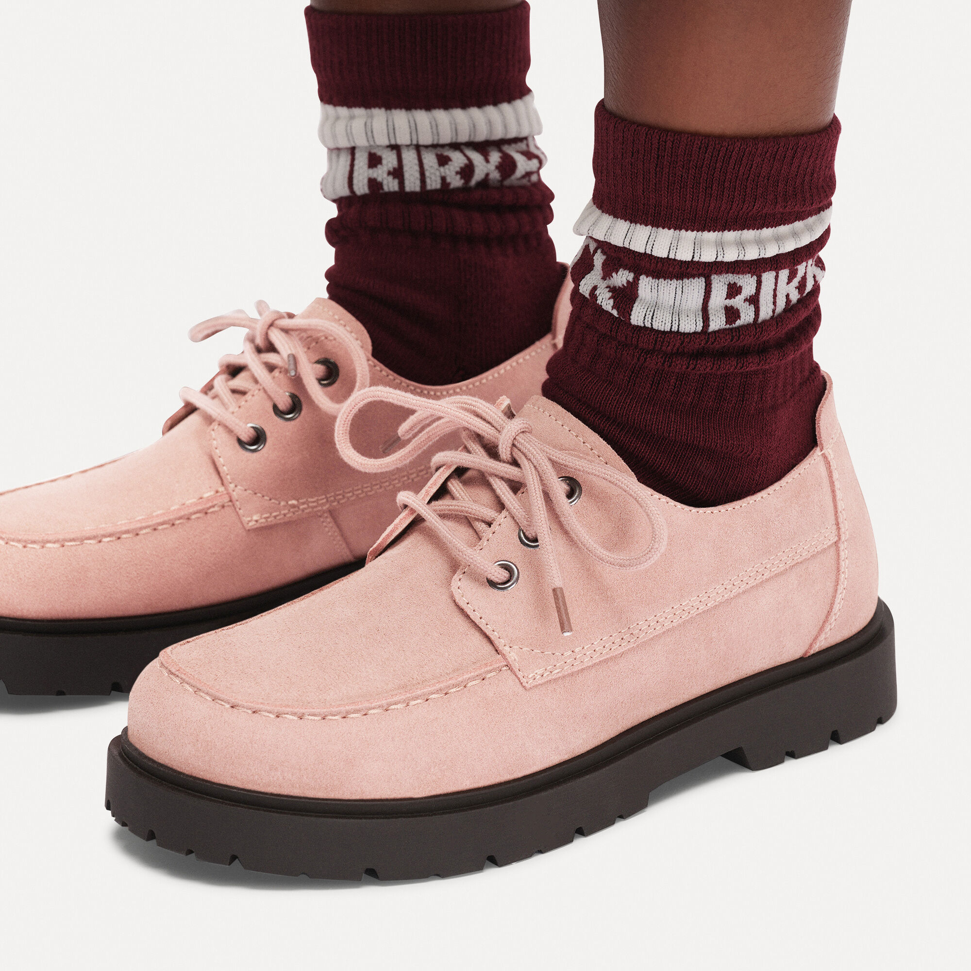 Highwood Moc Lace Low Suede Leather