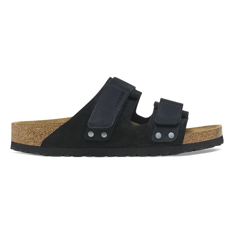 BIRKENSTOCK Uji Nubuck Leather/Suede Black Walk Edit detail
